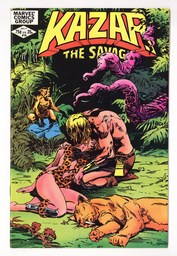 Ka-Zar the Savage Vol 3 16 High Grade (1982)