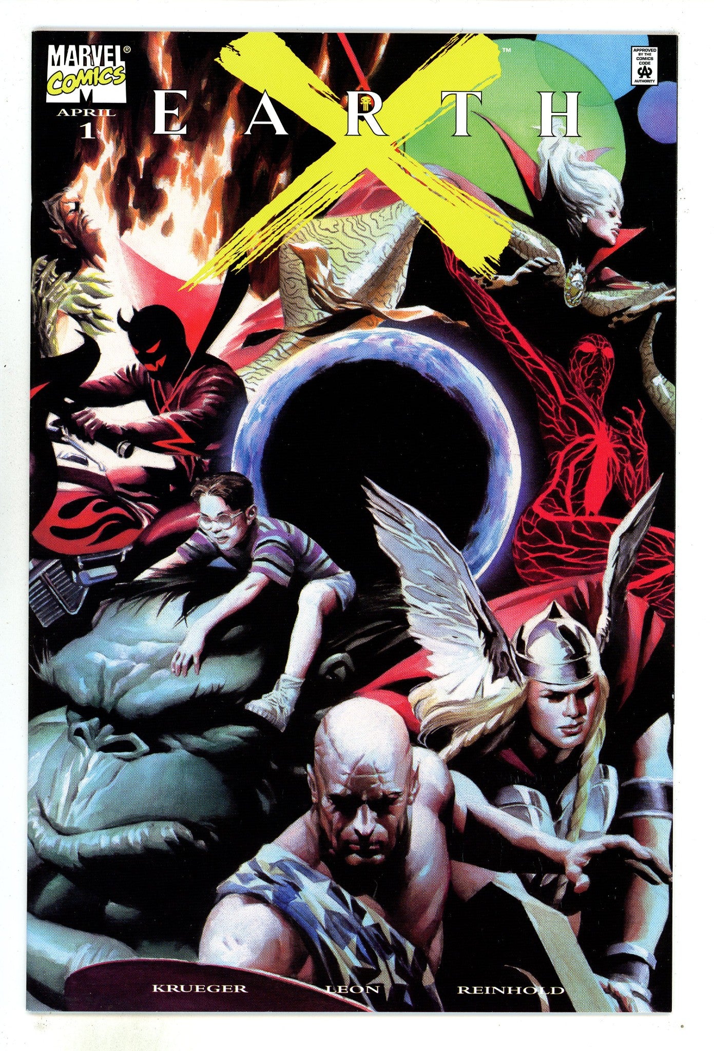 Earth X 1 Mid Grade (1999) Ross Dynamic Forces Variant 
