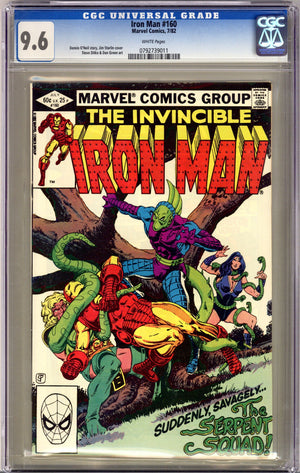 Iron Man Vol 1 160 CGC 9.6 (NM+) (1982)
