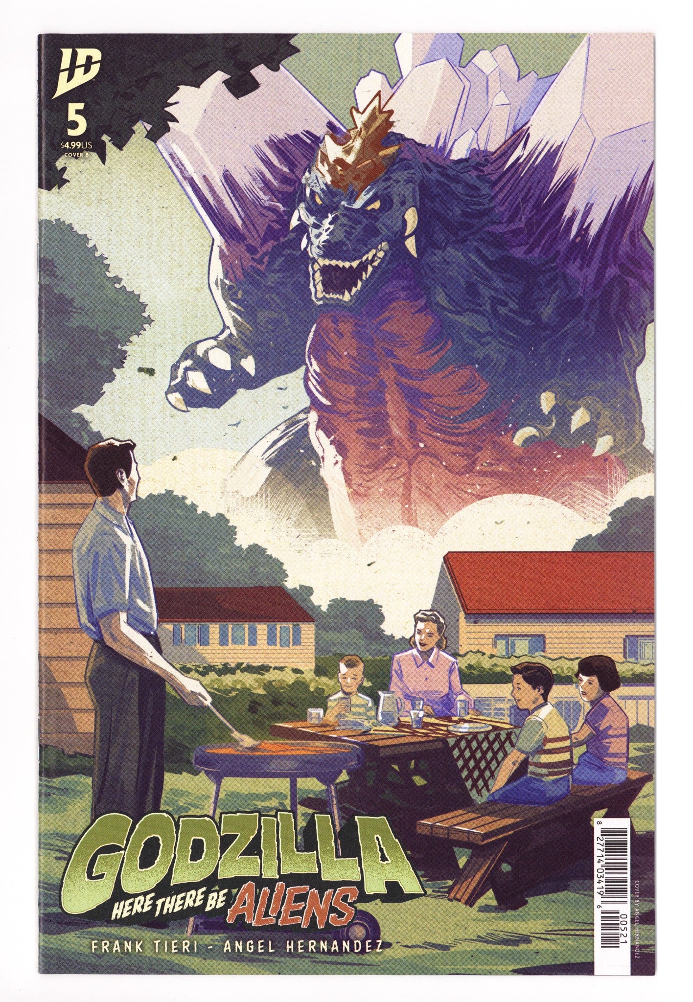 Godzilla: Here There Be Aliens 5 Hernández Variant (2025)