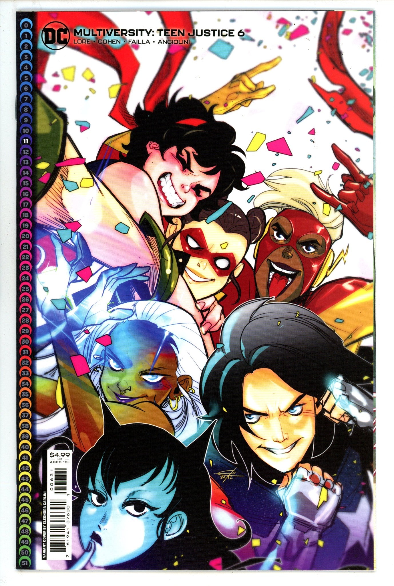 Multiversity: Teen Justice 6 High Grade (2023) Carlini Variant 