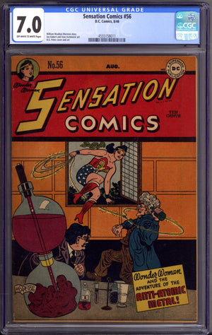 Sensation Comics Vol 1 56 CGC 7.0 (FN/VF) (1946)