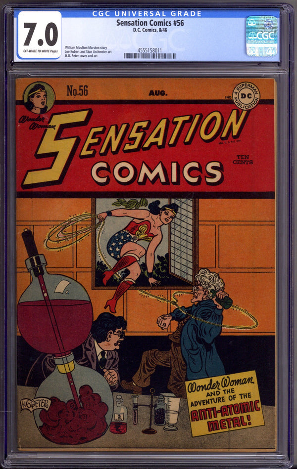 Sensation Comics Vol 1 56 CGC 7.0 (FN/VF) (1946)
