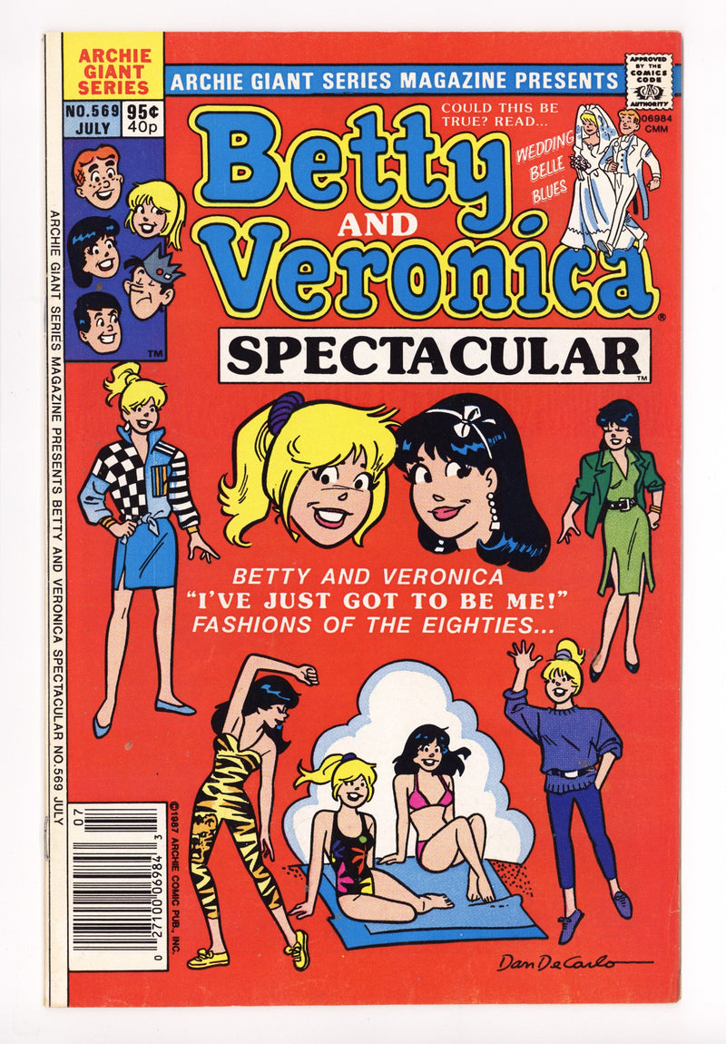 Archie Giant Series Magazine 569 FN- (5.5) (1987) Canadian Price Variant 