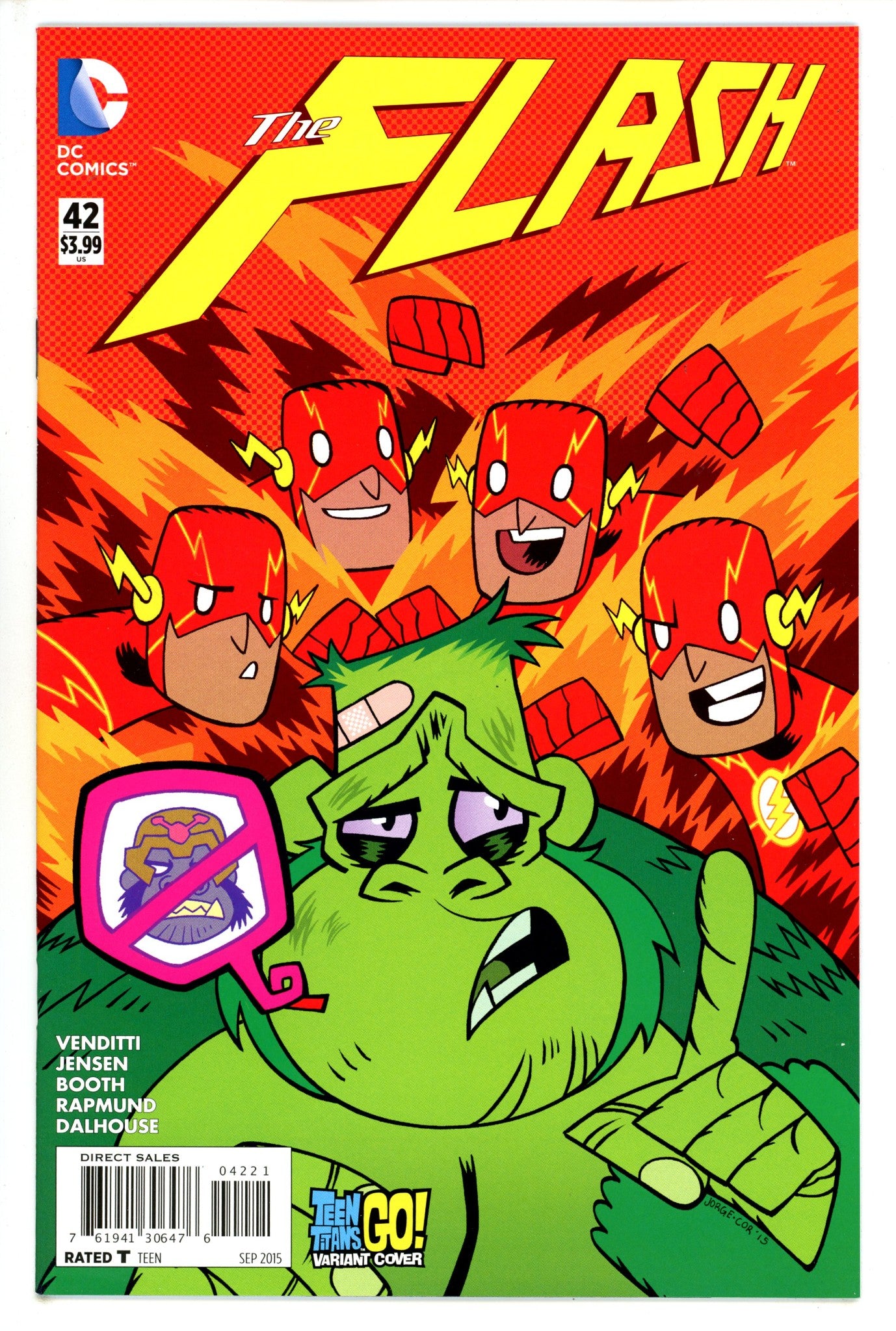 The Flash Vol 4 42 Corona Teen Titans Variant (2015)