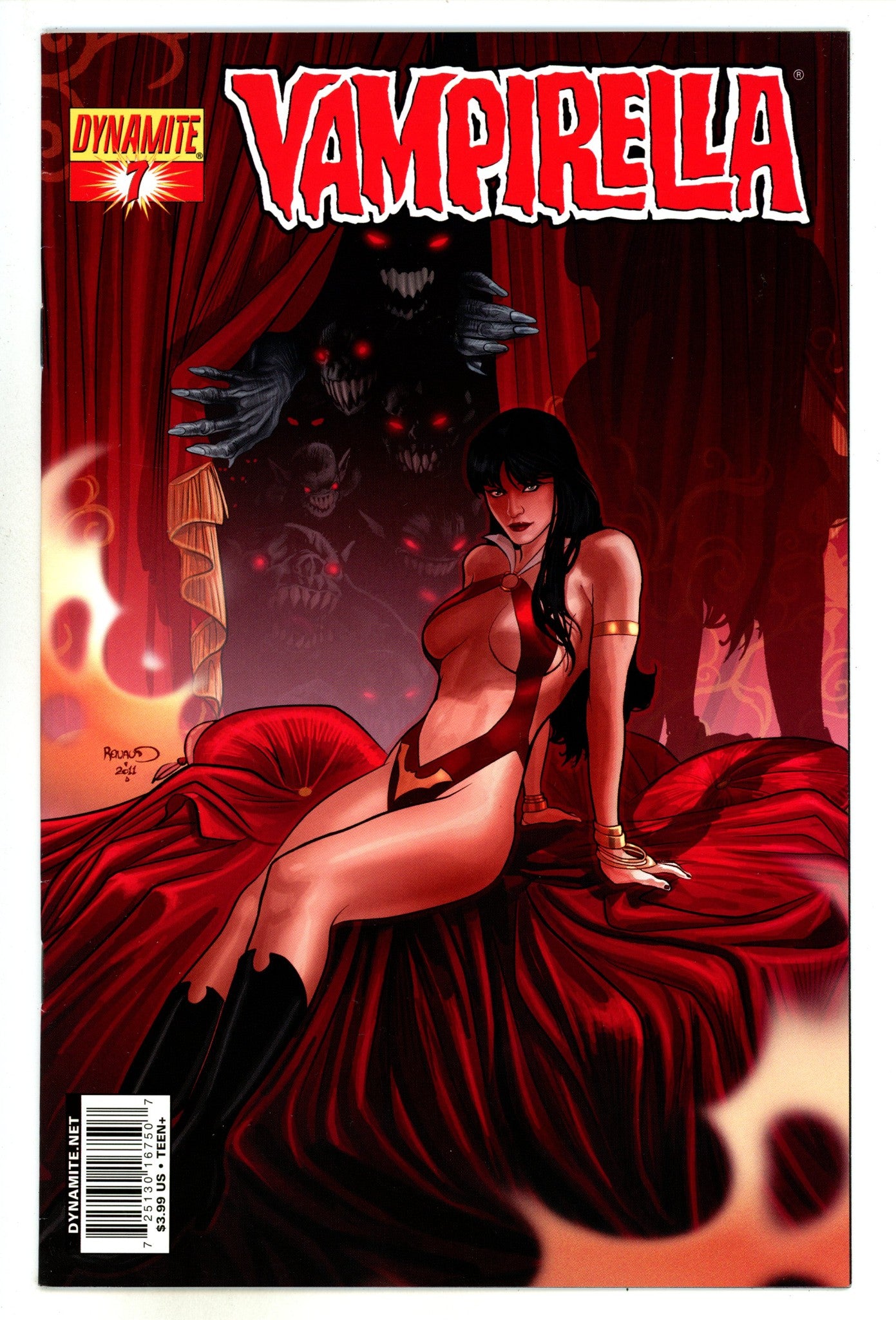 Vampirella Vol 1 7 Mid Grade (2011) Renaud Variant 