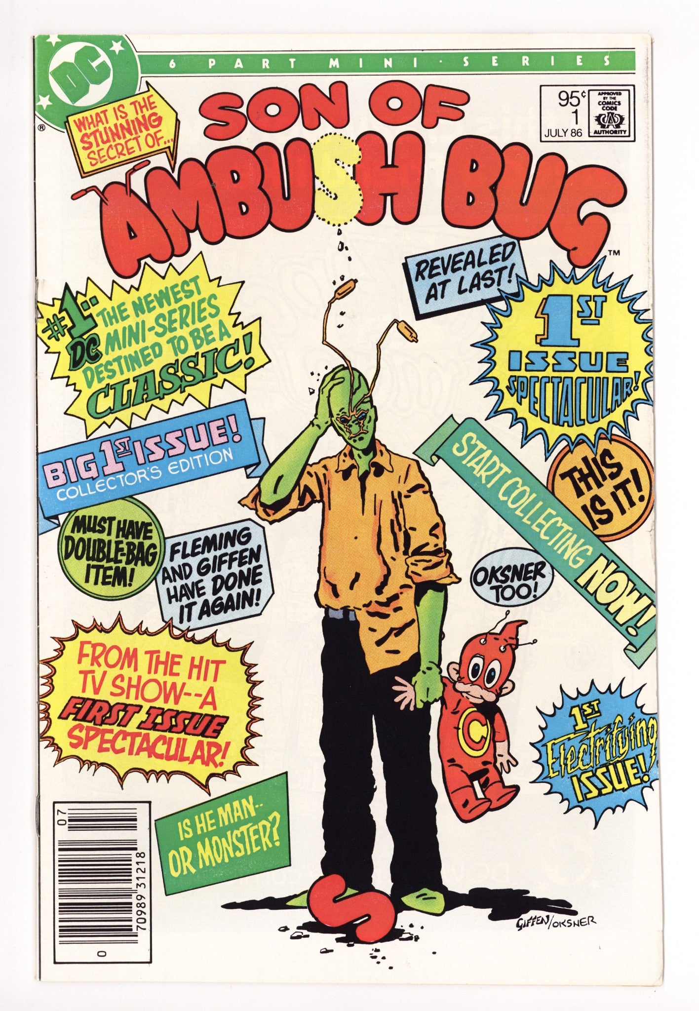 Son of Ambush Bug 1 FN+ (6.5) (1986) Canadian Price Variant 