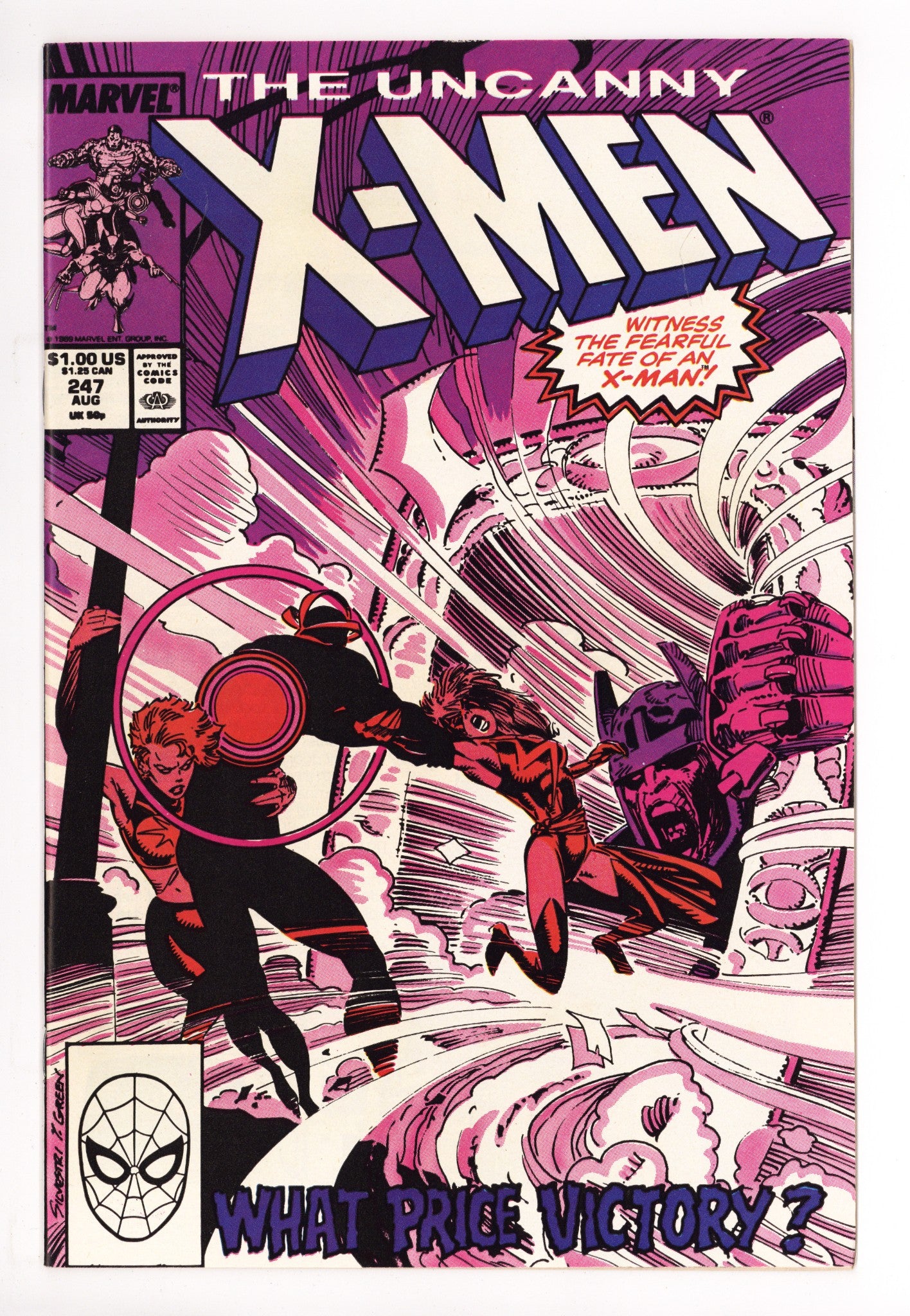 The Uncanny X-Men Vol 1 247 High Grade (1989) 
