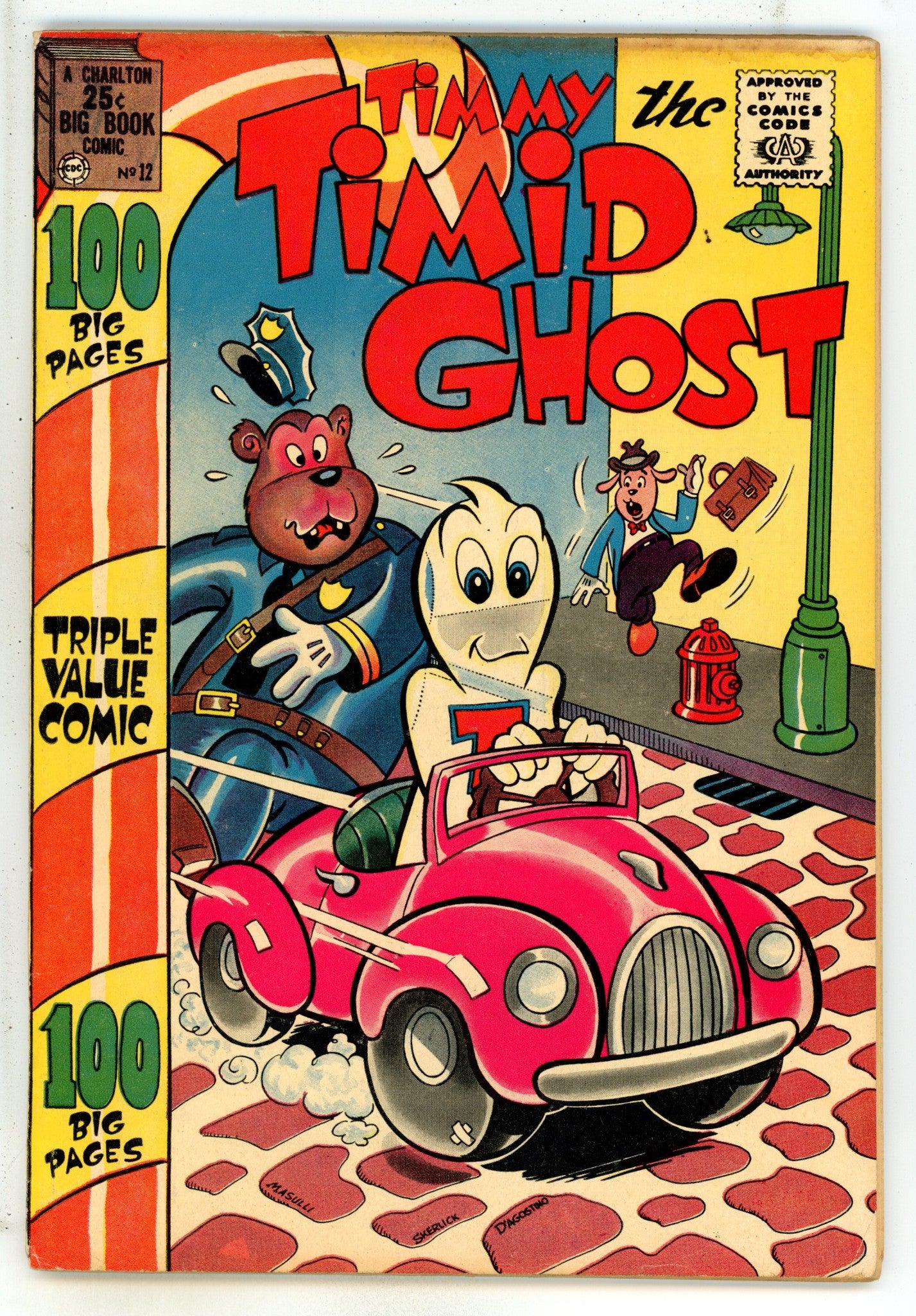 Timmy the Timid Ghost  12  VG/FN (5.0)  (1958)  