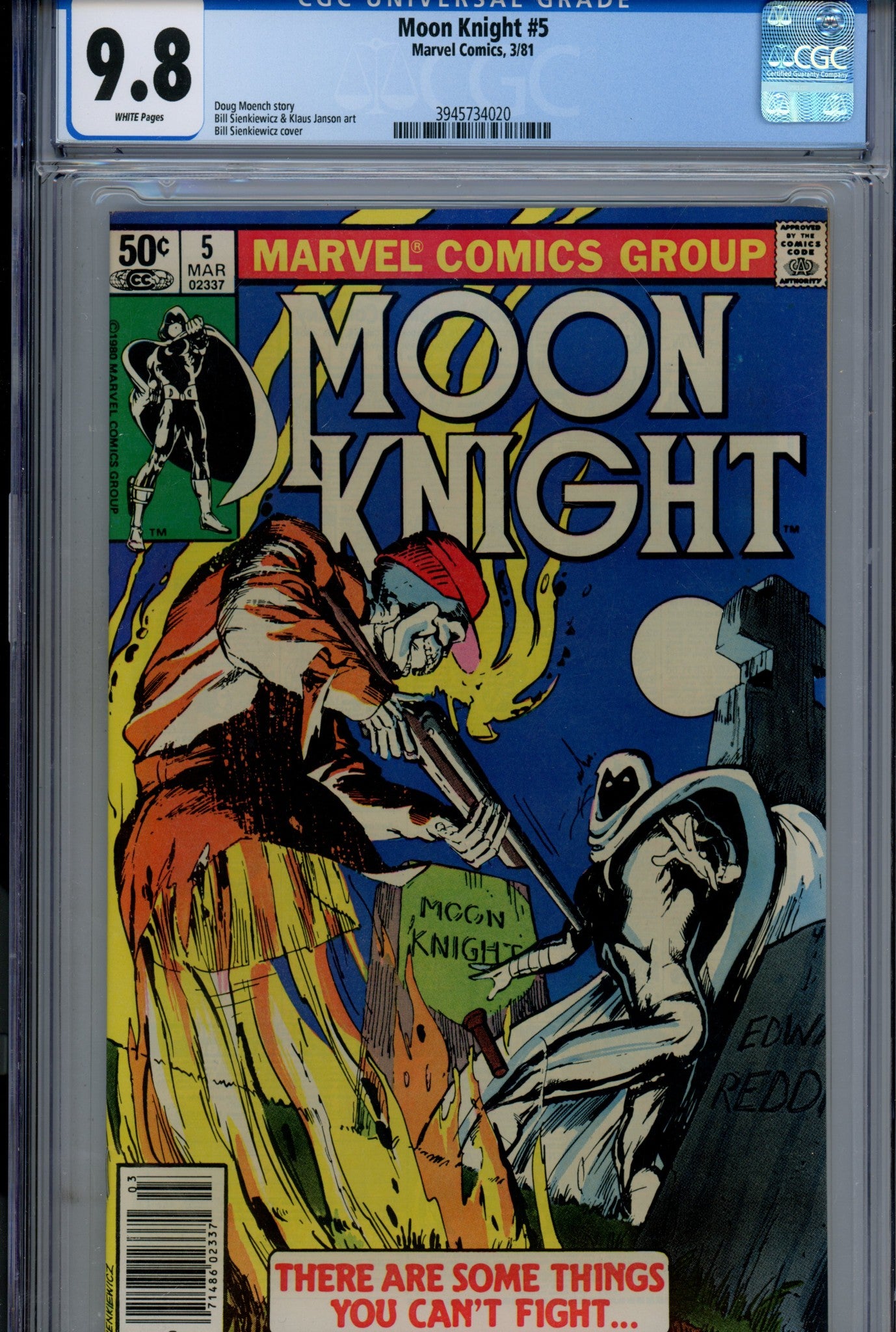 Moon Knight Vol 1 5 CGC 9.8 (NM/M) (1981) Newsstand 