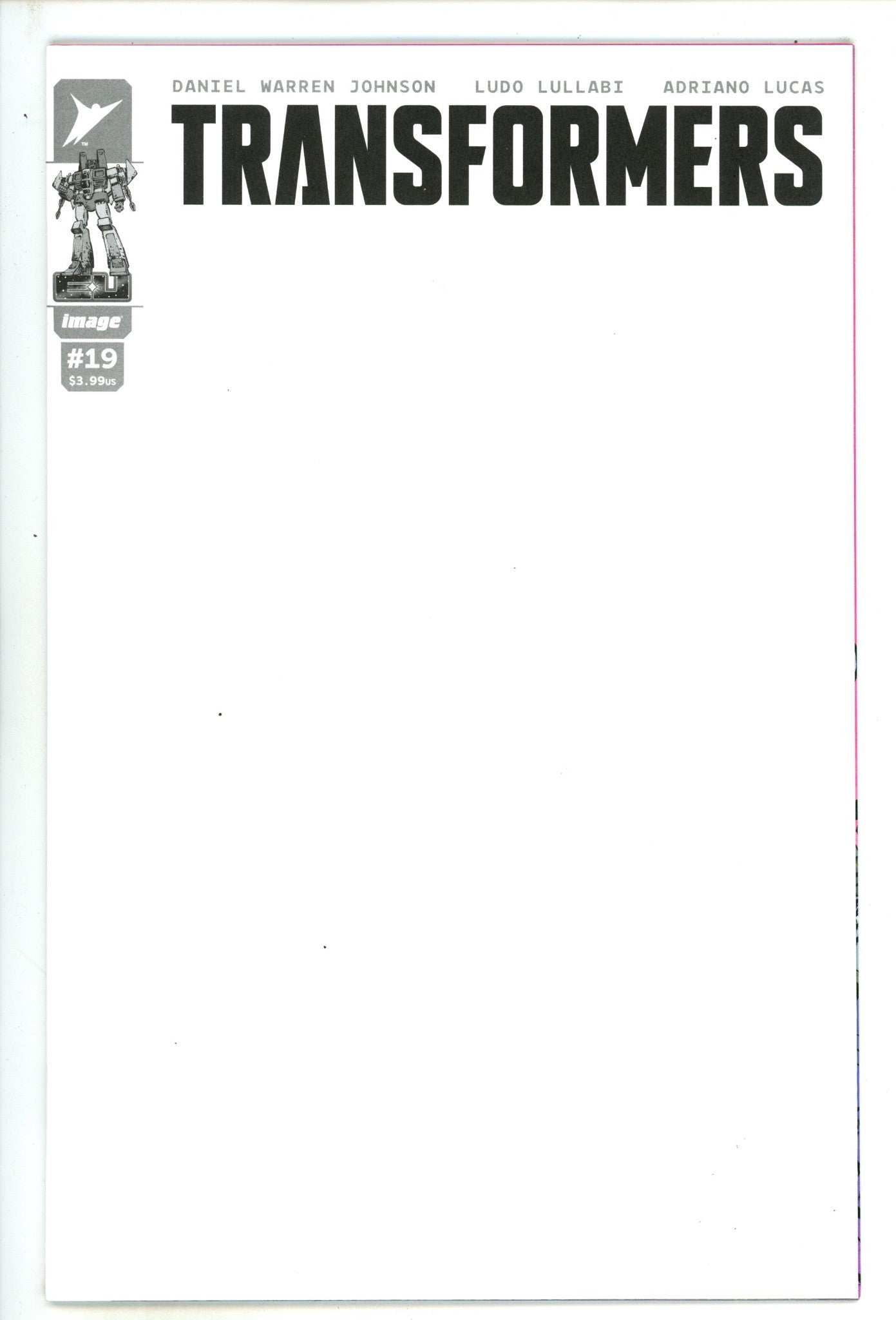 Transformers 19 Blank Variant (2025)
