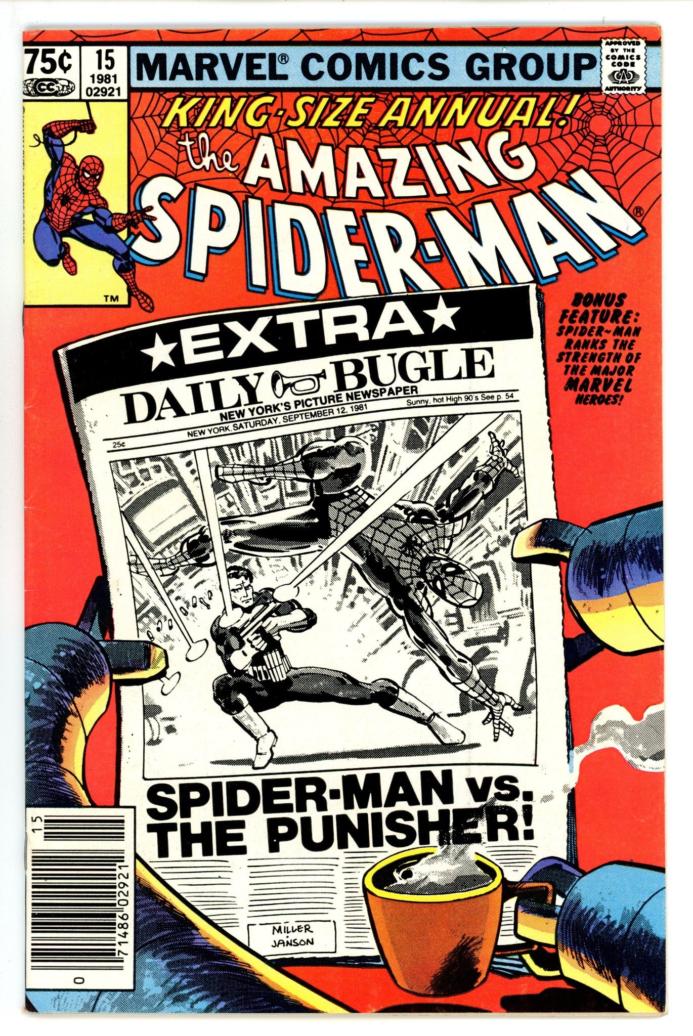 The Amazing Spider-Man Annual Vol 1 15 FN/VF (7.0) (1981) Newsstand 