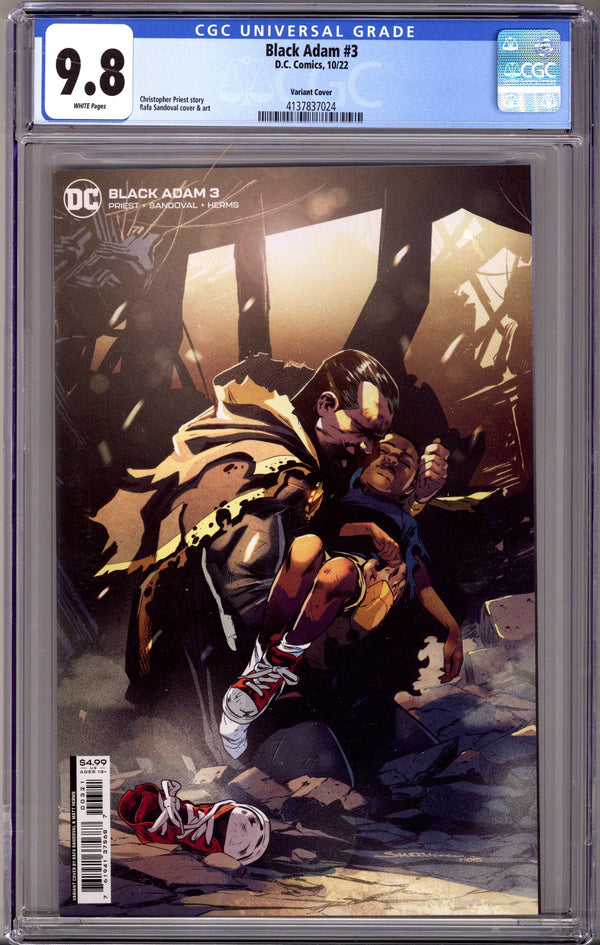 Black Adam 3 Sandoval Variant CGC 9.8 (2022)