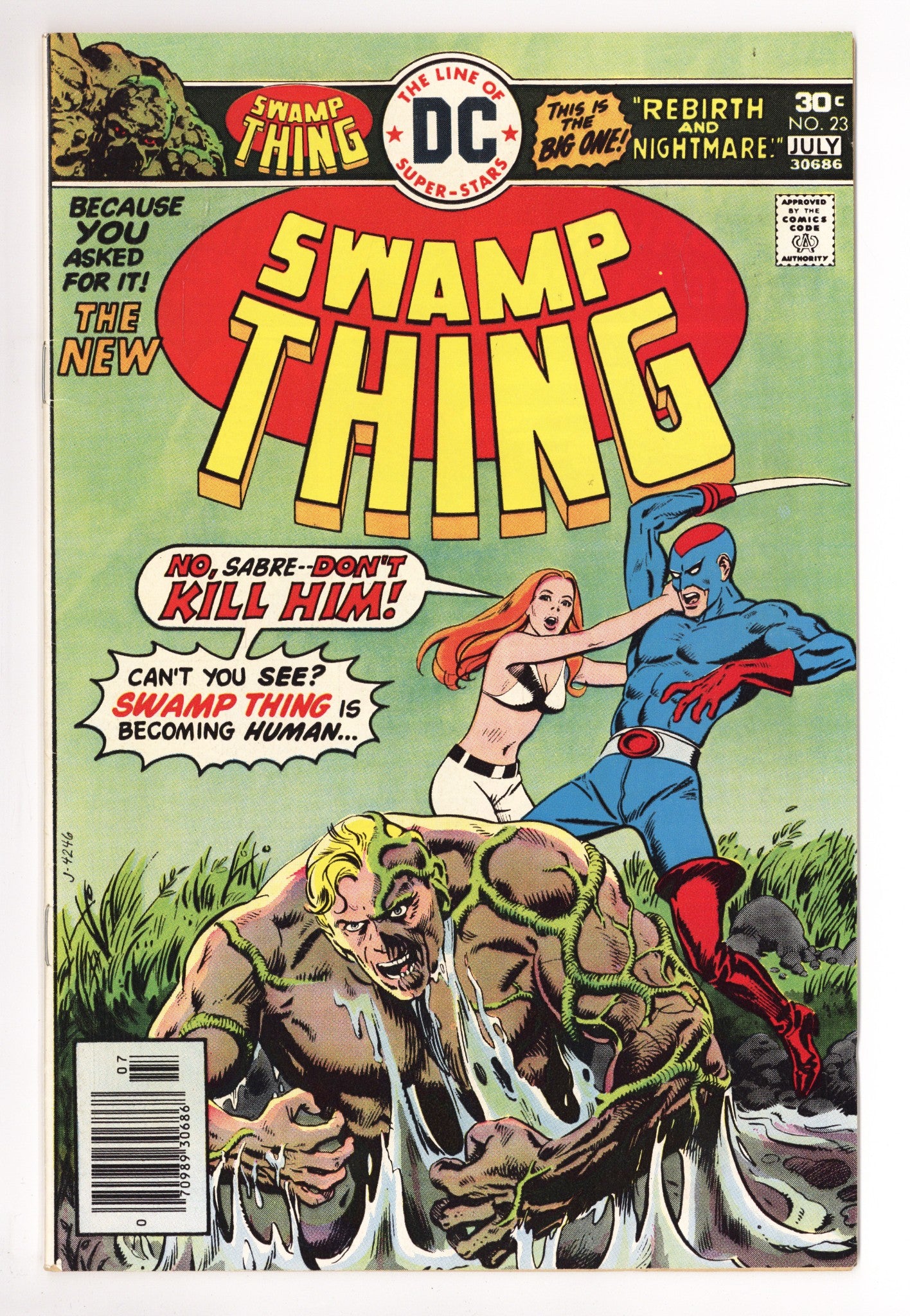 Swamp Thing Vol 1 23 FN+ (6.5) (1976) 
