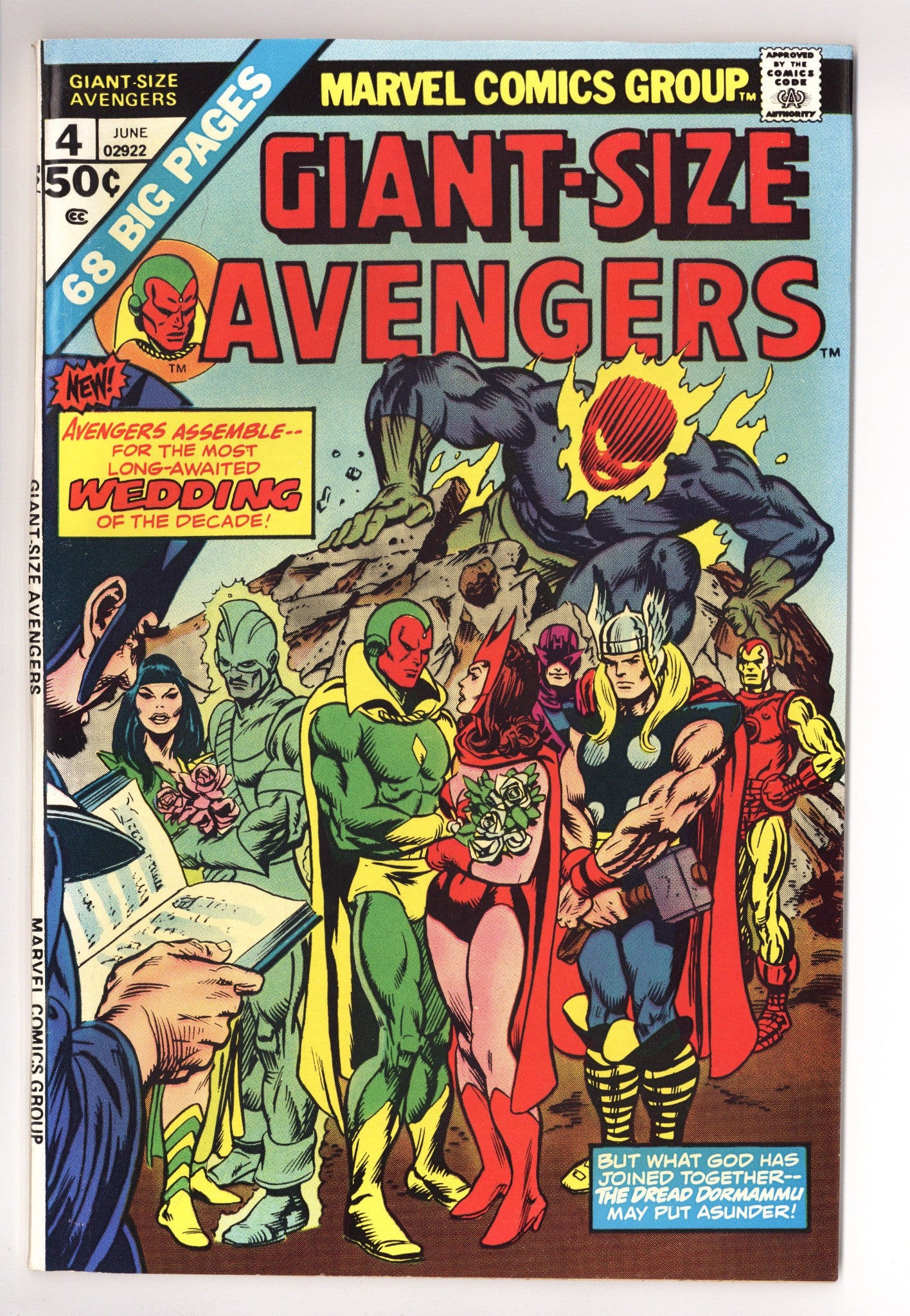 Giant-Size Avengers 4 VF+ (8.5) (1975) 