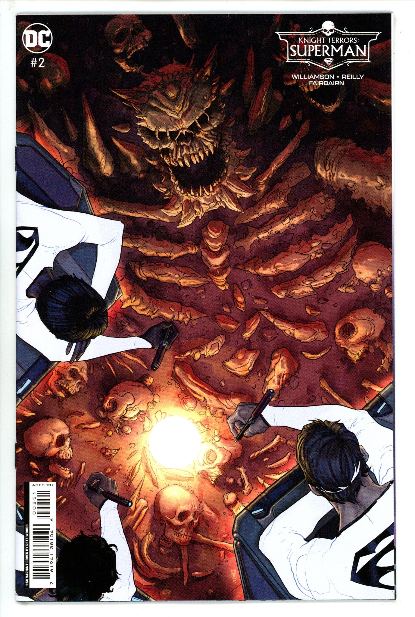 Knight Terrors Superman 2 Woods Incentive Variant NM- (2023)