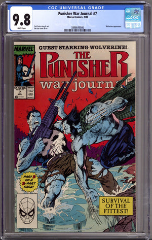 The Punisher War Journal Vol 1 7 CGC 9.8 (NM/M) (1989)