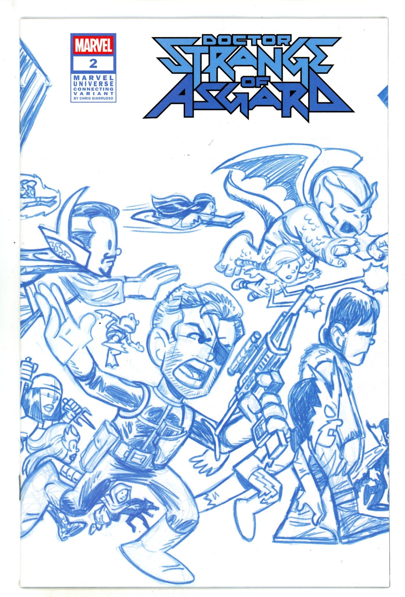 Doctor Strange of Asgard 2 NM- (9.2) (2025) Giarrusso Sketch Incentive Variant 