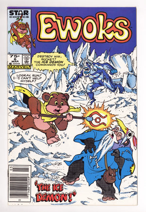 The Ewoks 6 NM- (9.2) (1986) Canadian Price Variant