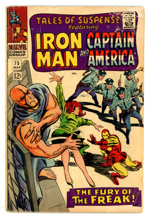 Tales of Suspense Vol 1 75  GD/VG (3.0)   (1966)        