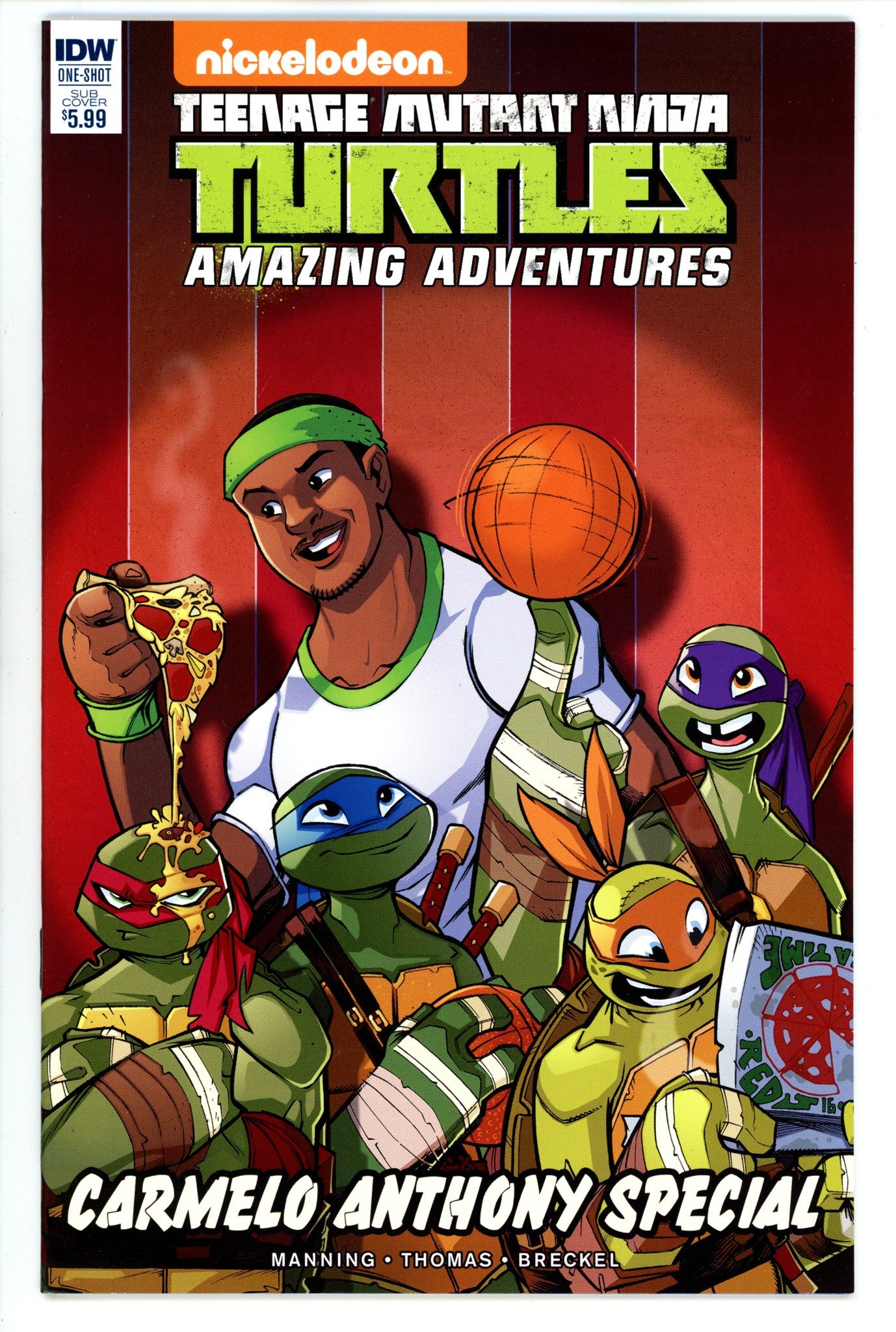 Teenage Mutant Ninja Turtles: Amazing Adventures - Carmelo Anthony Special 1 High Grade (2016) Sommariva Variant 