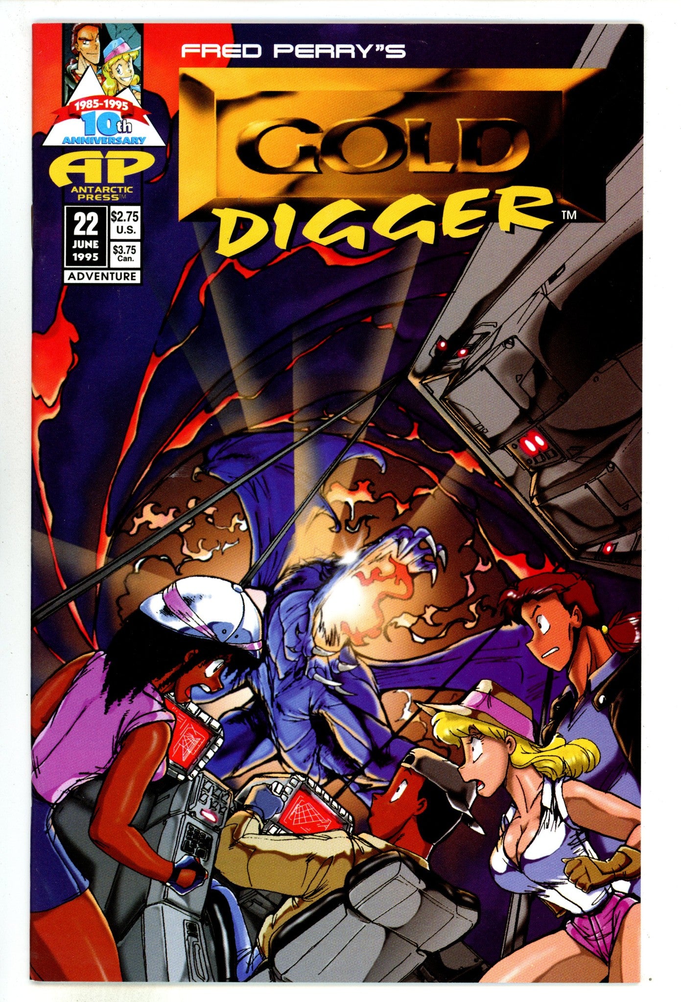 Gold Digger Vol 2 22 VF/NM (9.0) (1995) 