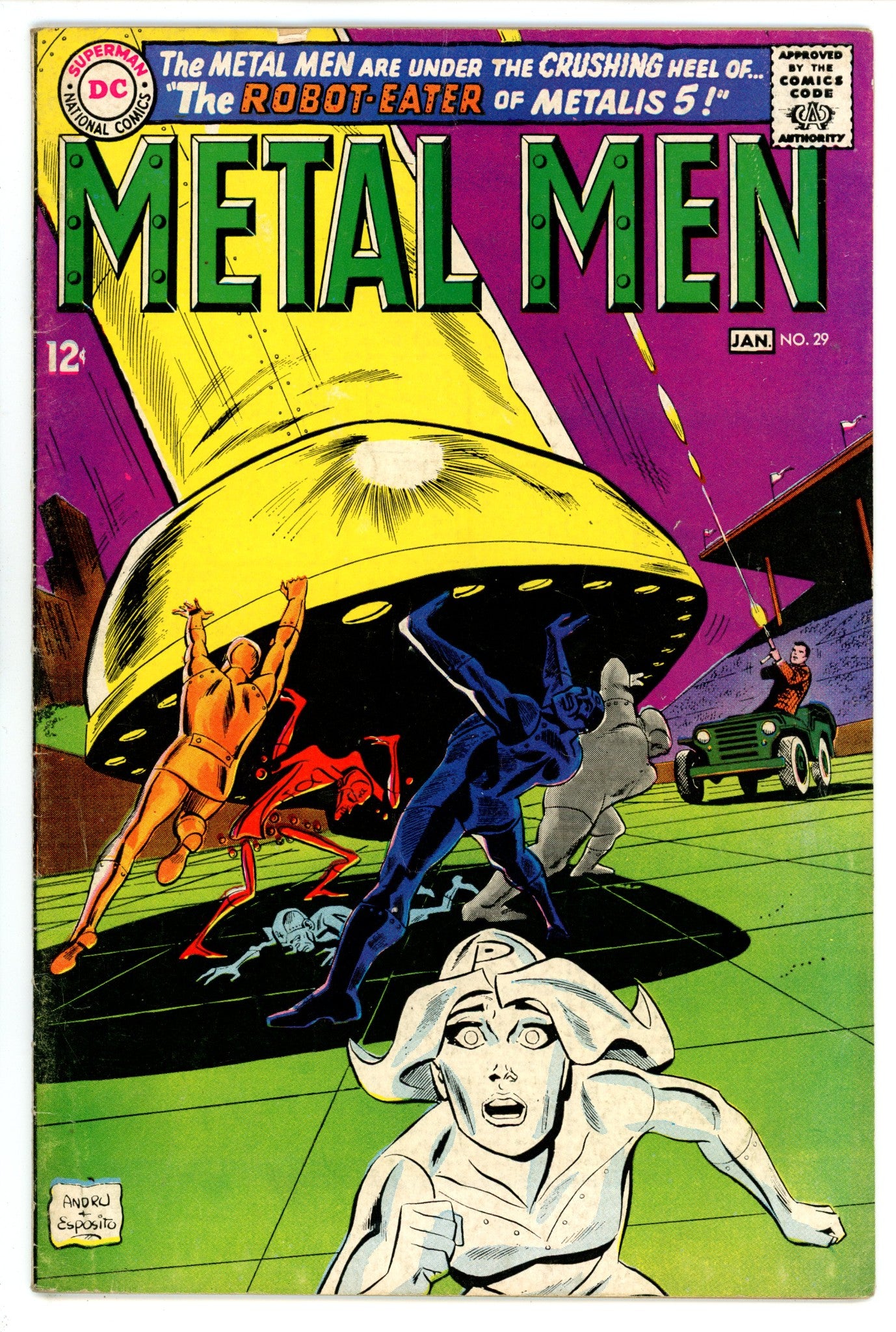 Metal Men Vol 1 29 FN- (5.5) (1967) 
