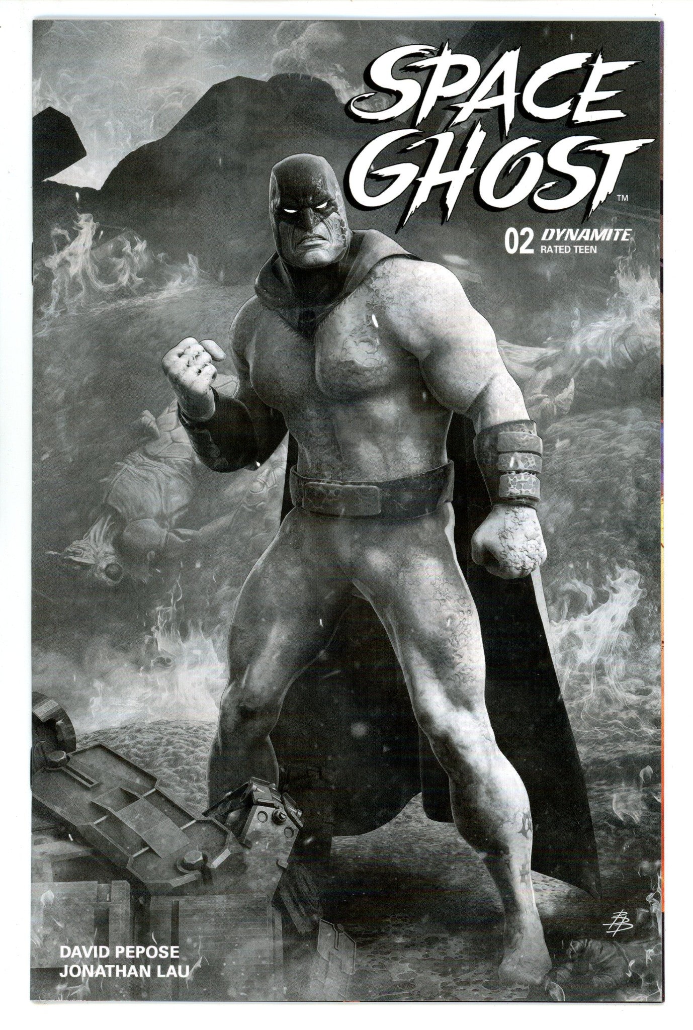 Space Ghost  2 Barends  B&W Incentive Variant  (2024)