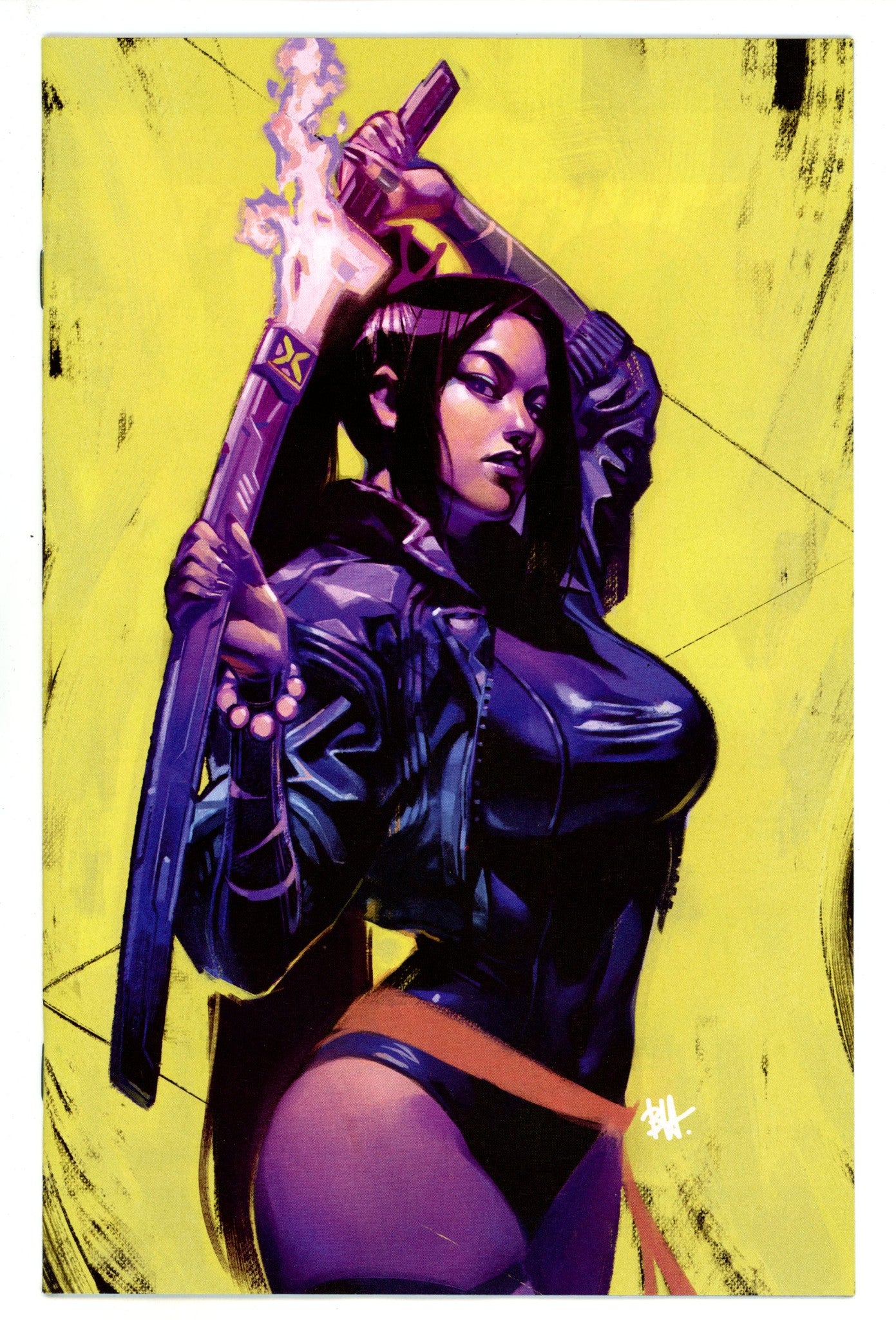 Psylocke Vol 2 5 Harvey Virgin Incentive Variant NM- (2025)