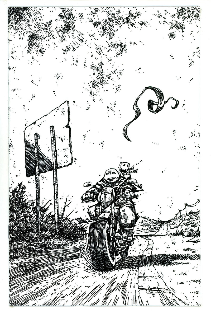 Teenage Mutant Ninja Turtles Vol 5 144 Eastman B&W Virgin Incentive Variant NM- (2023)