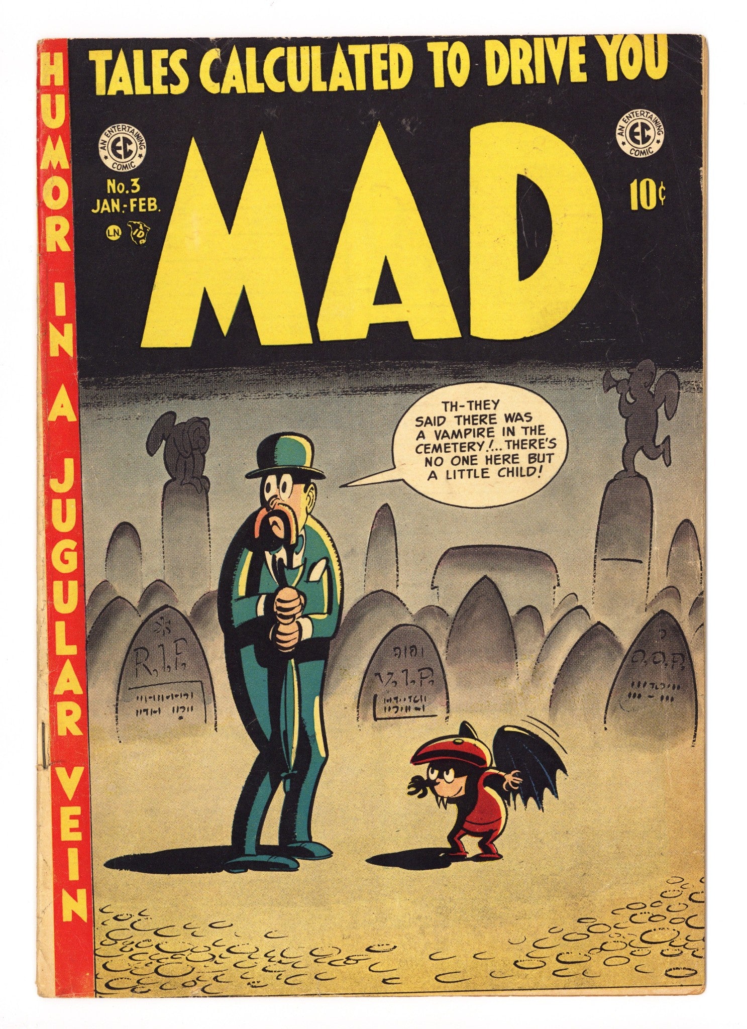Mad 3 VG+ (4.5) Colour Touch (1953) 