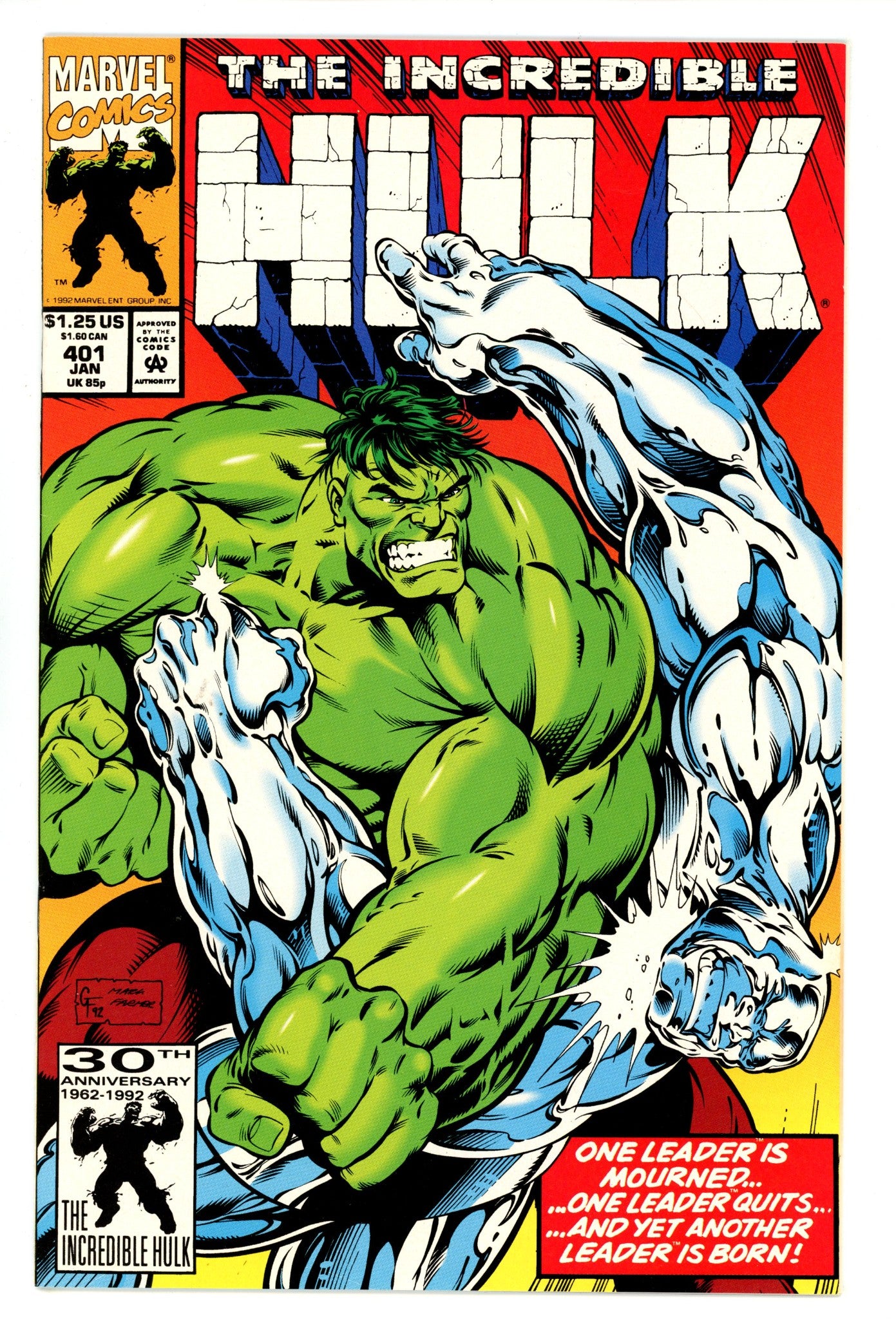 The Incredible Hulk Vol 1 401 High Grade (1993) 