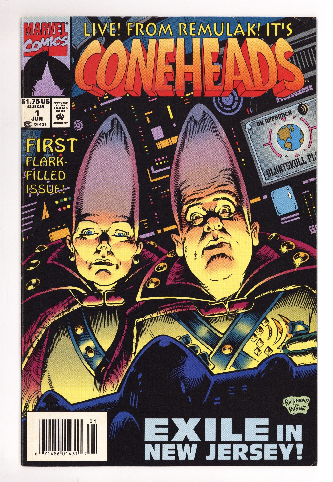 Coneheads 1 Mid Grade (1994) Newsstand 