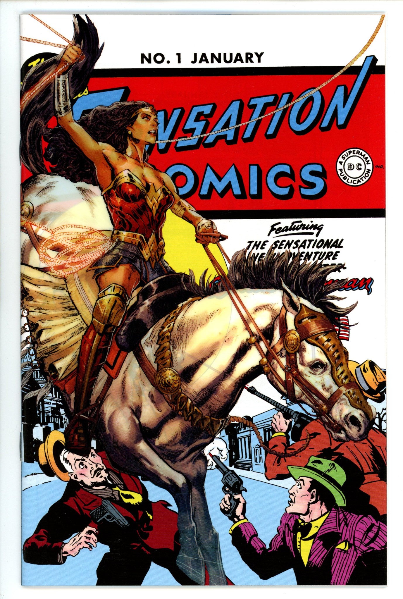 Sensation Comics 1 Special Convention Exclusive [nn] VF/NM (9.0) (2017) Overlay Variant 