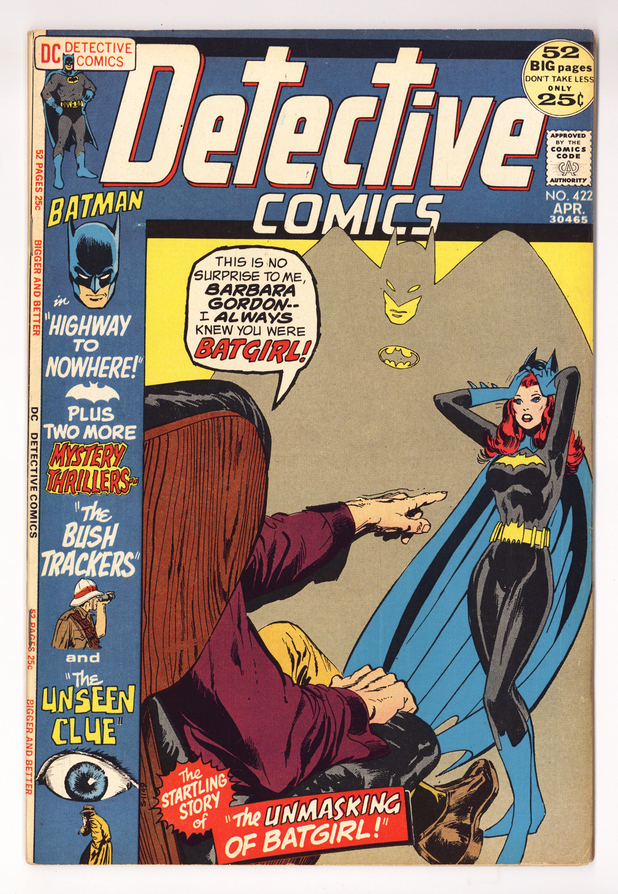 Detective Comics Vol 1 422  FN+ (6.5)   (1972)        