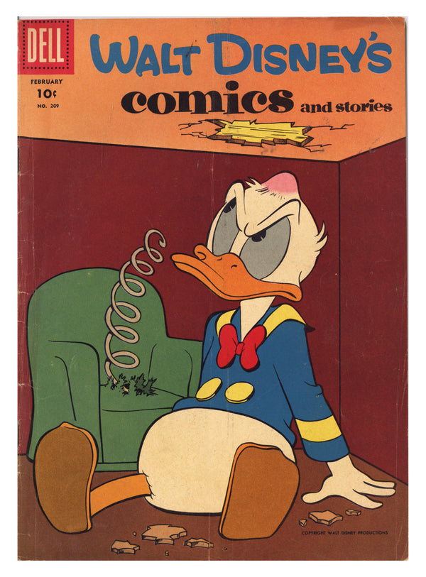 Walt Disney's Comics and Stories Vol 18 5 (209) VG (4.0) (1958)
