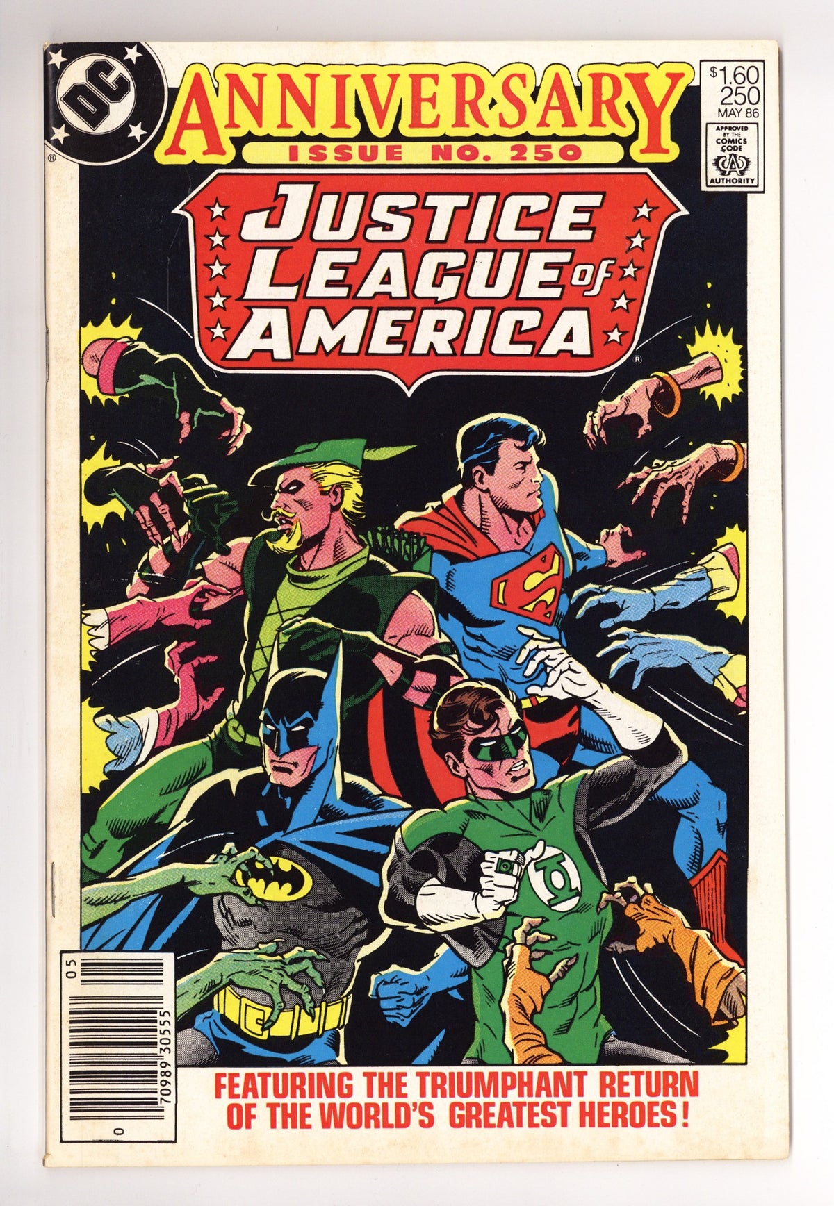 Justice League of America Vol 1 250 FN (6.0) DC (19 | CaptCan Comics ...