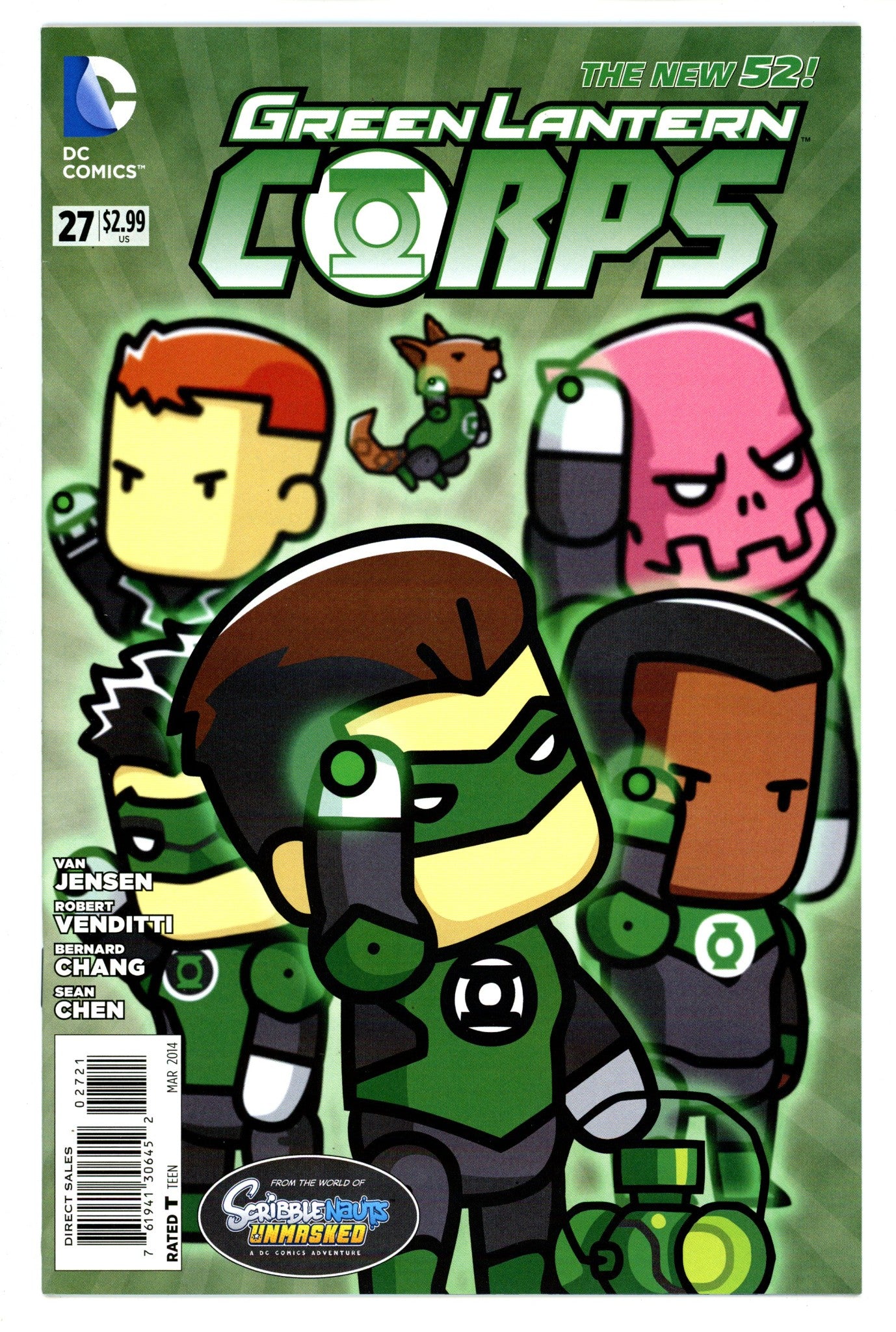 Green Lantern Corps Vol 2 27 VF+ (8.5) (2014) Katz Incentive Variant 