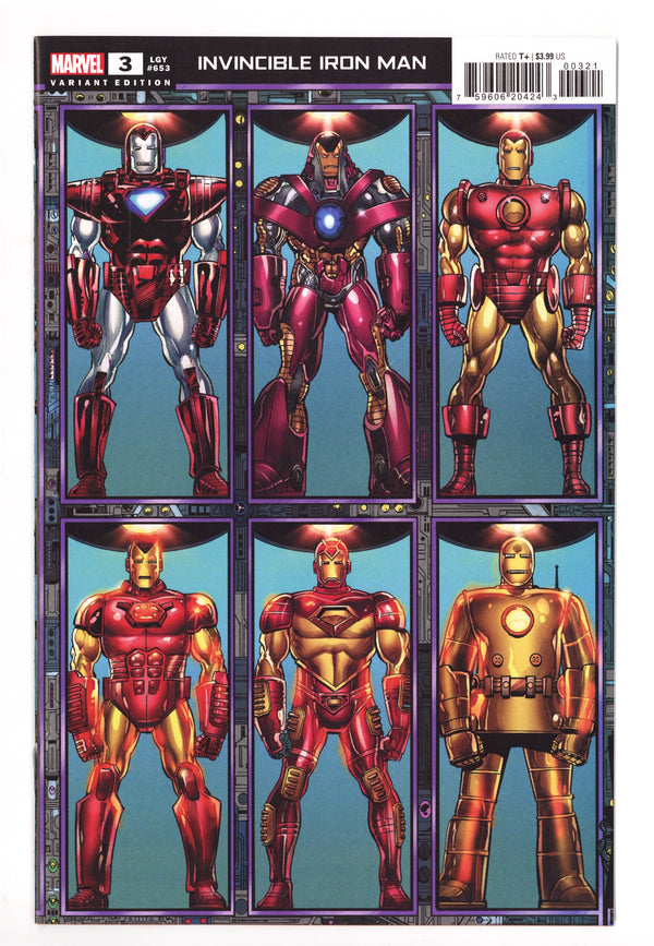 Invincible Iron Man Vol 4 3 (653) High Grade (2023) Layton Connecting Variant