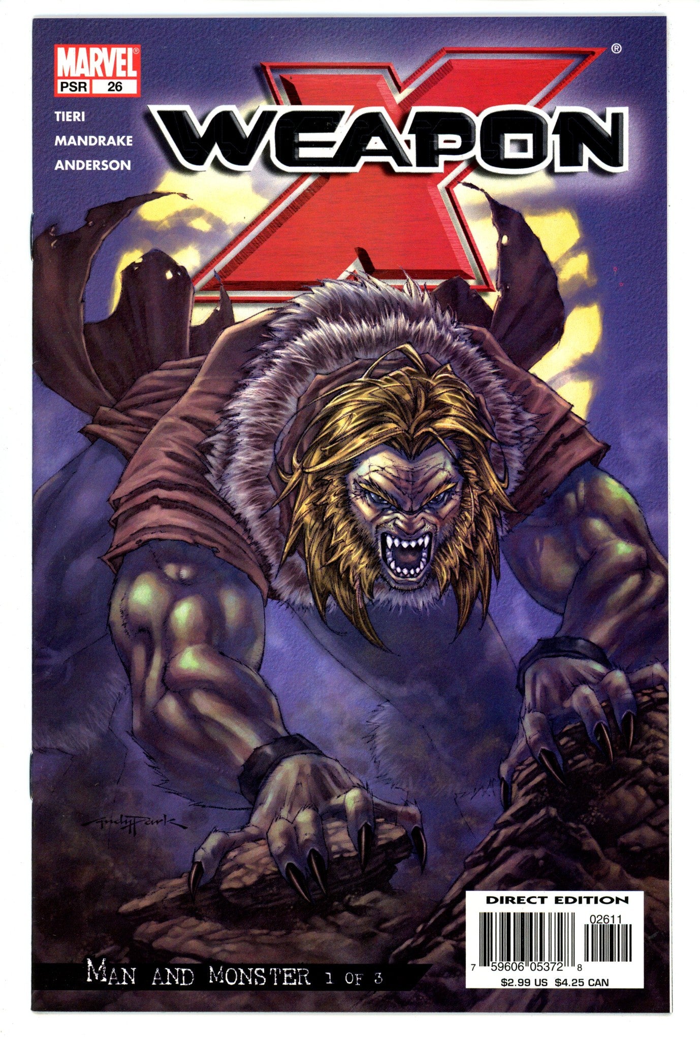 Weapon X Vol 2 26 High Grade (2004) 