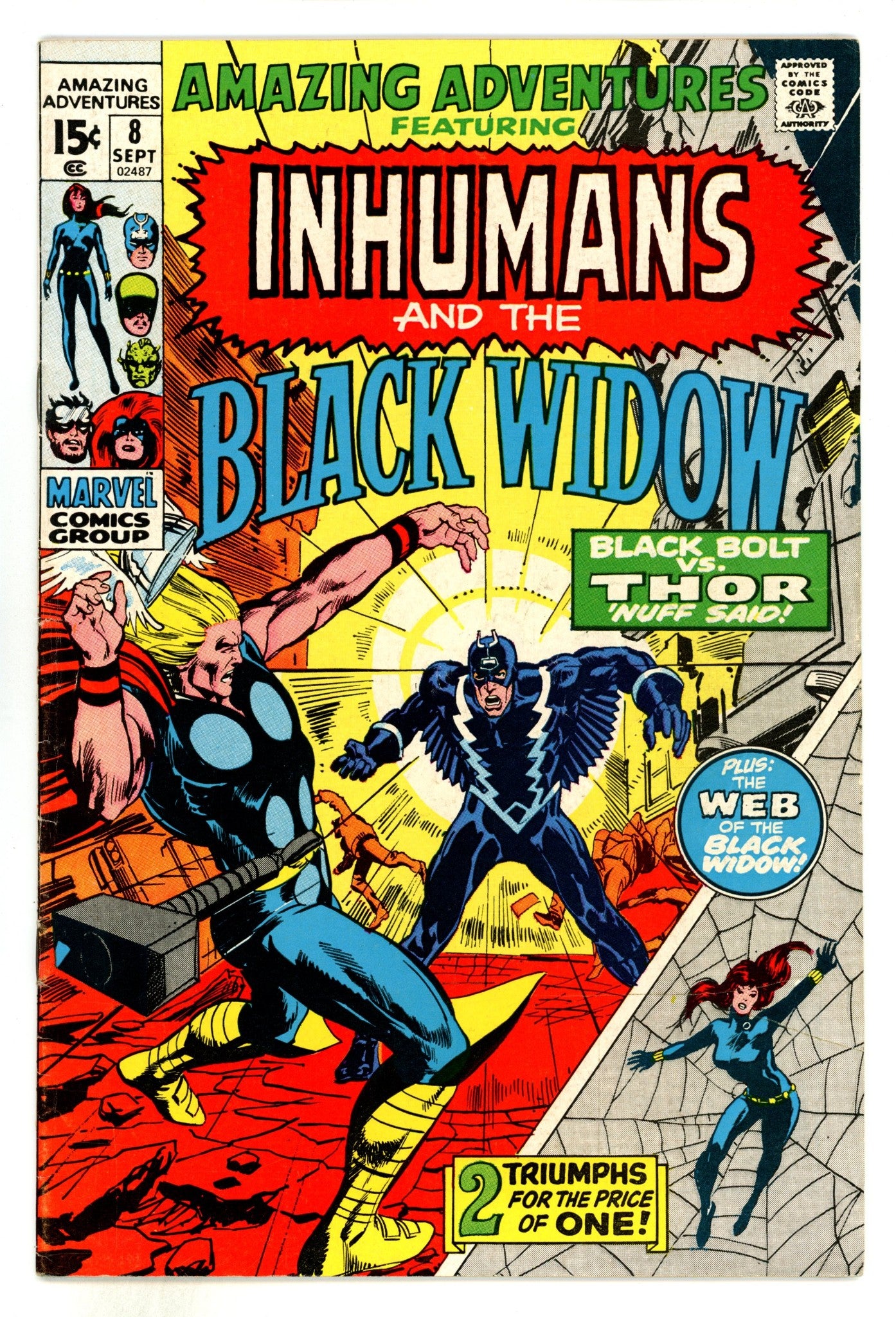 Amazing Adventures Vol 2 8 FN (6.0) (1971) 