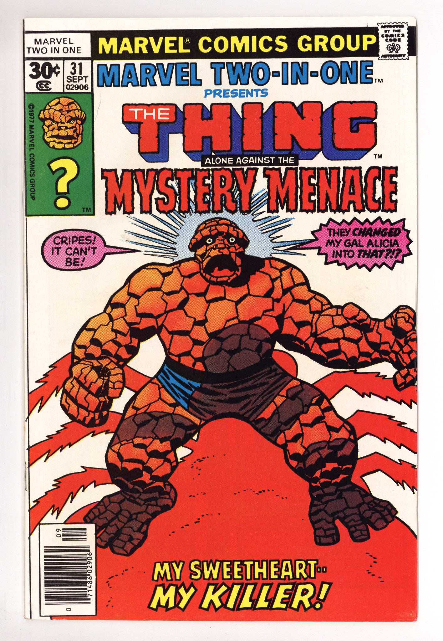 Marvel Two-in-One Vol 1 31 Mid Grade (1977) 