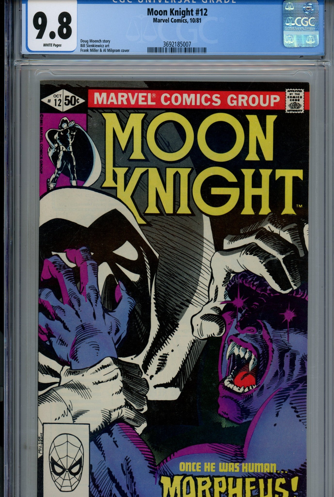 Moon Knight Vol 1 12 CGC 9.8 (NM/M) (1981) 