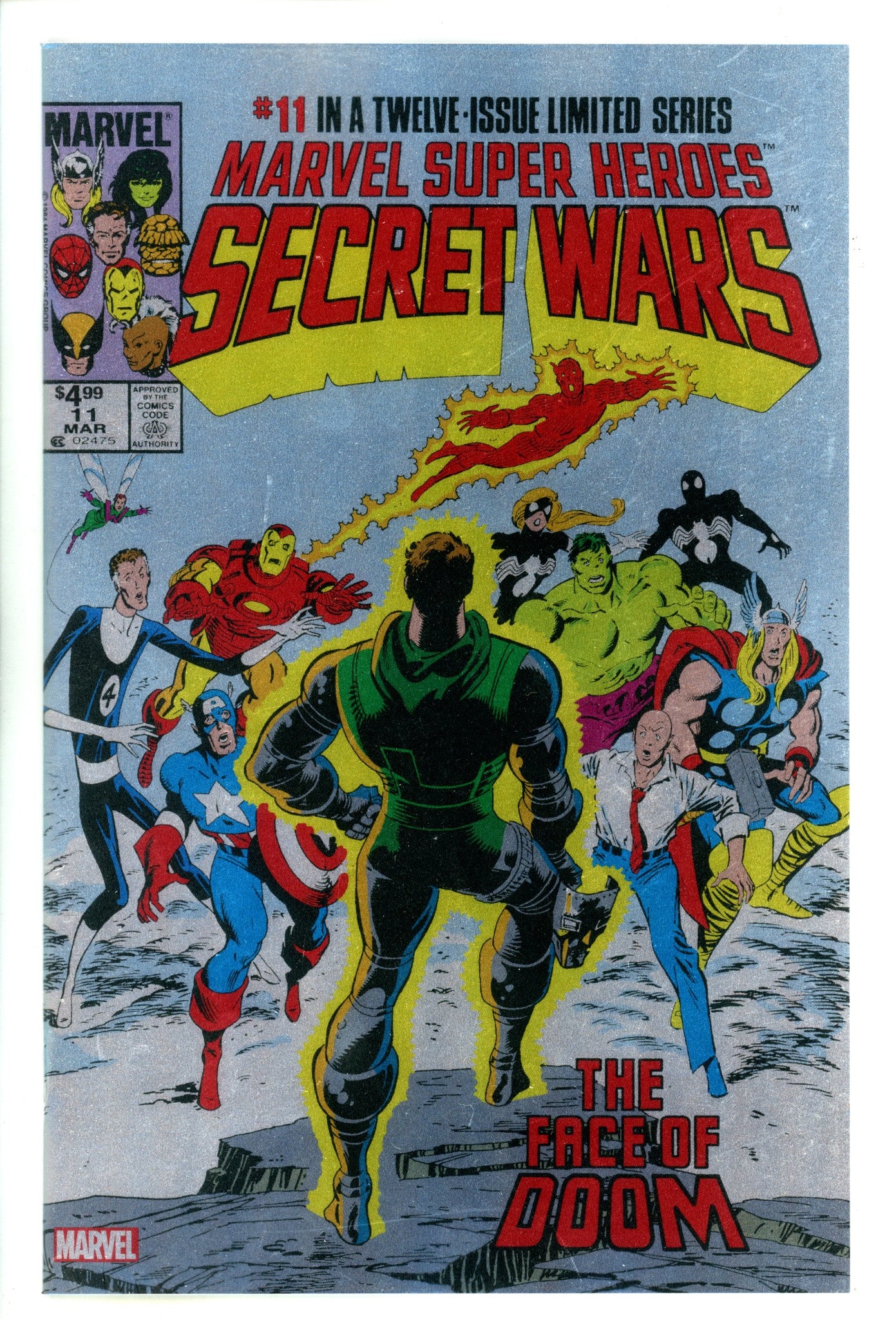 Marvel Super Heroes Secret Wars 11 Zeck Facsimile Foil Variant (2024)