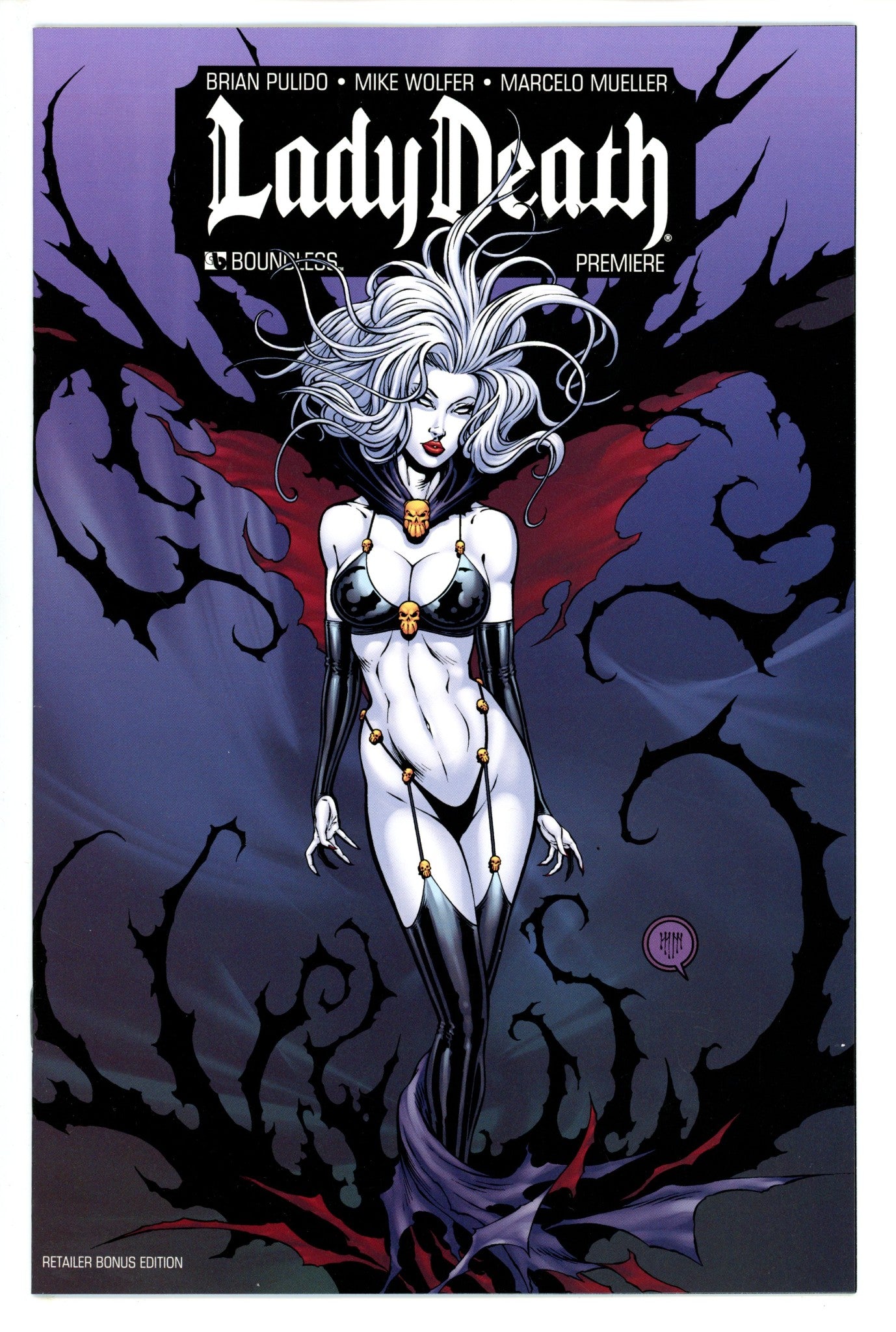 Lady Death: Premiere Vol 3 [nn] Martin Retailer Bonus Variant NM (2010)