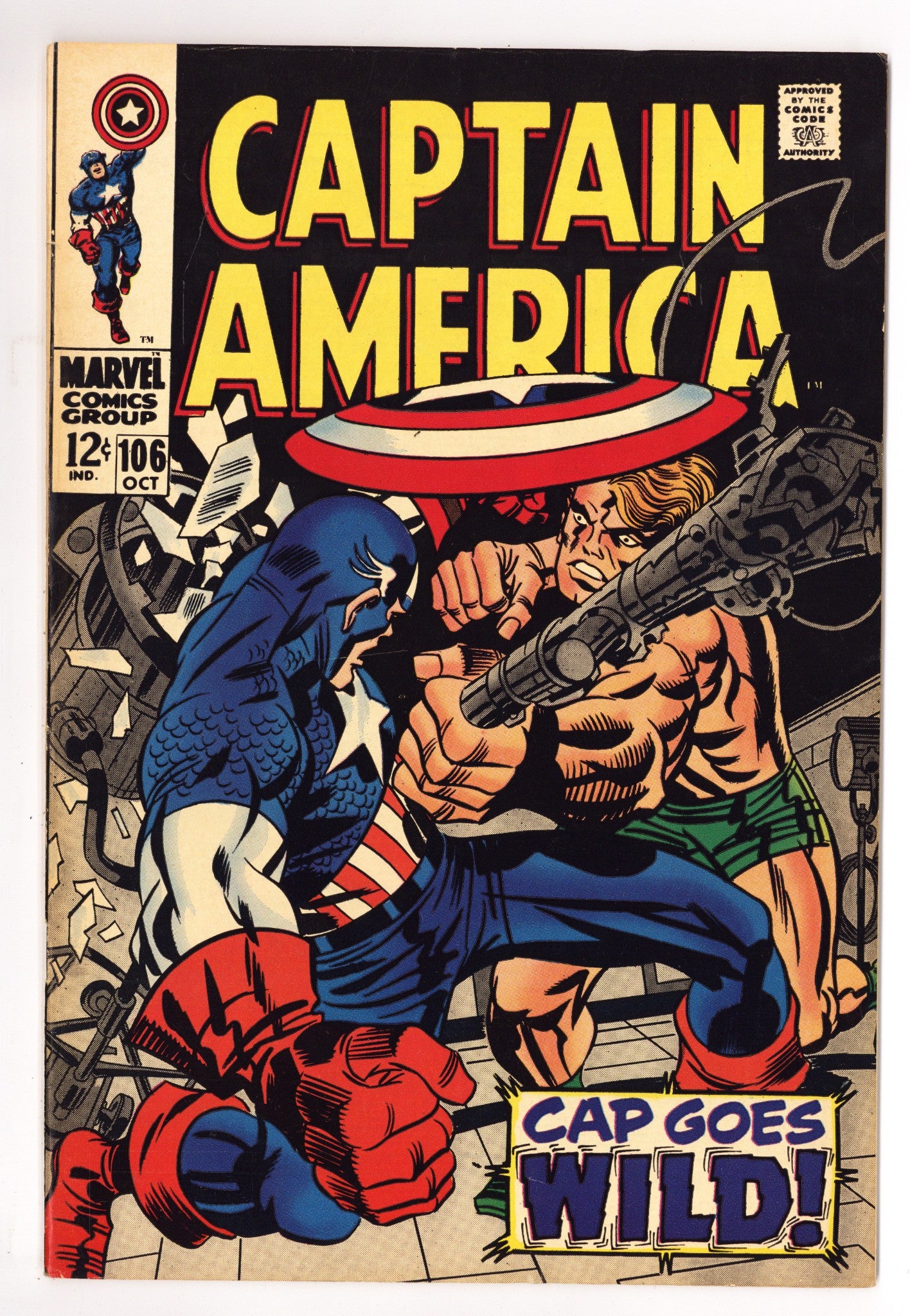 Captain America Vol 1 106 VF- (7.5) (1968) 