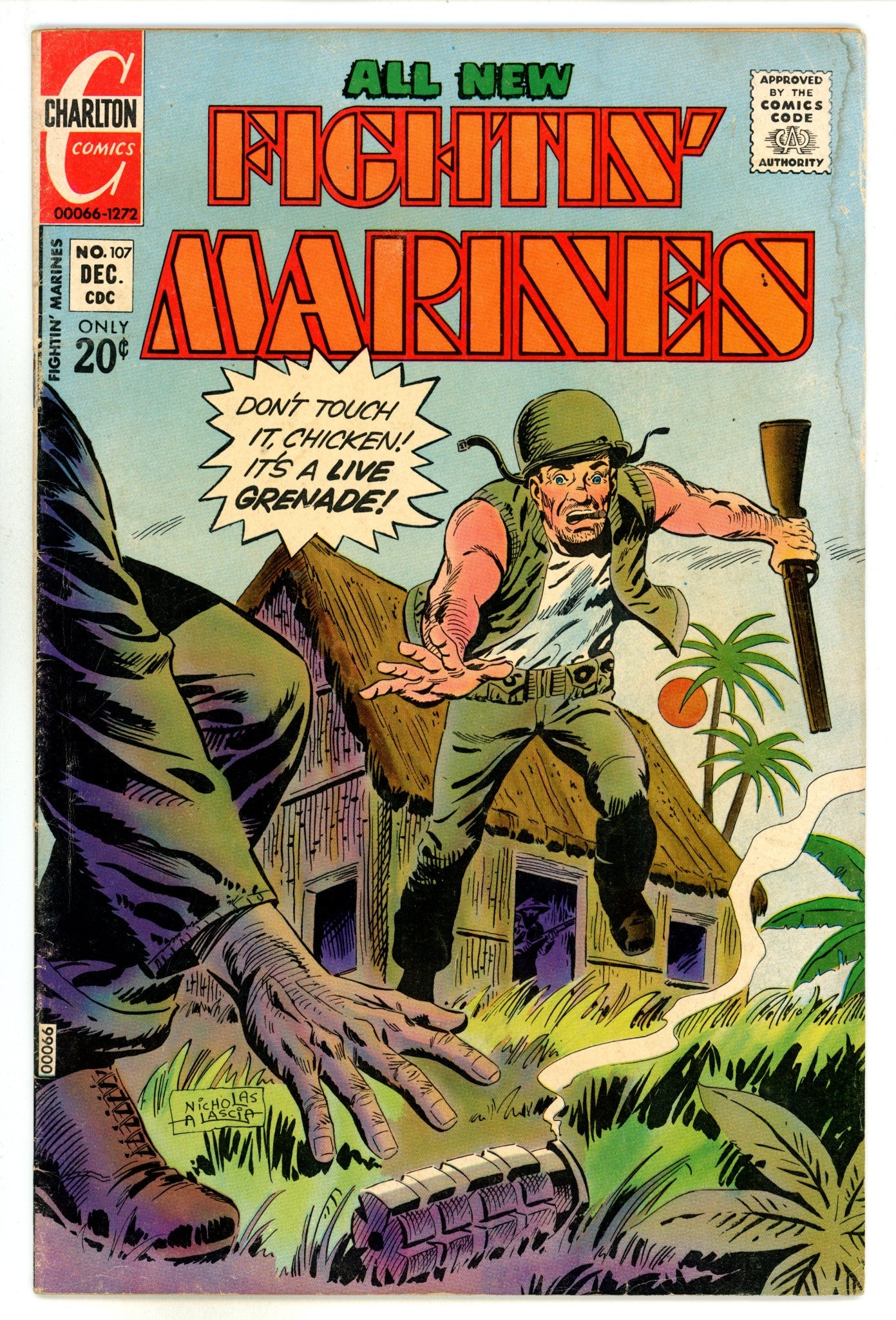 Fightin' Marines 107 VG+ (4.5) (1972) 