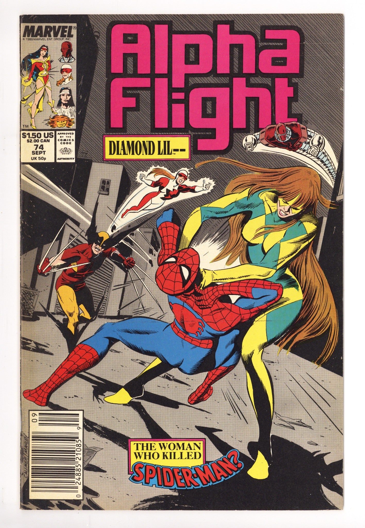 Alpha Flight Vol 1 74 High Grade (1989) 