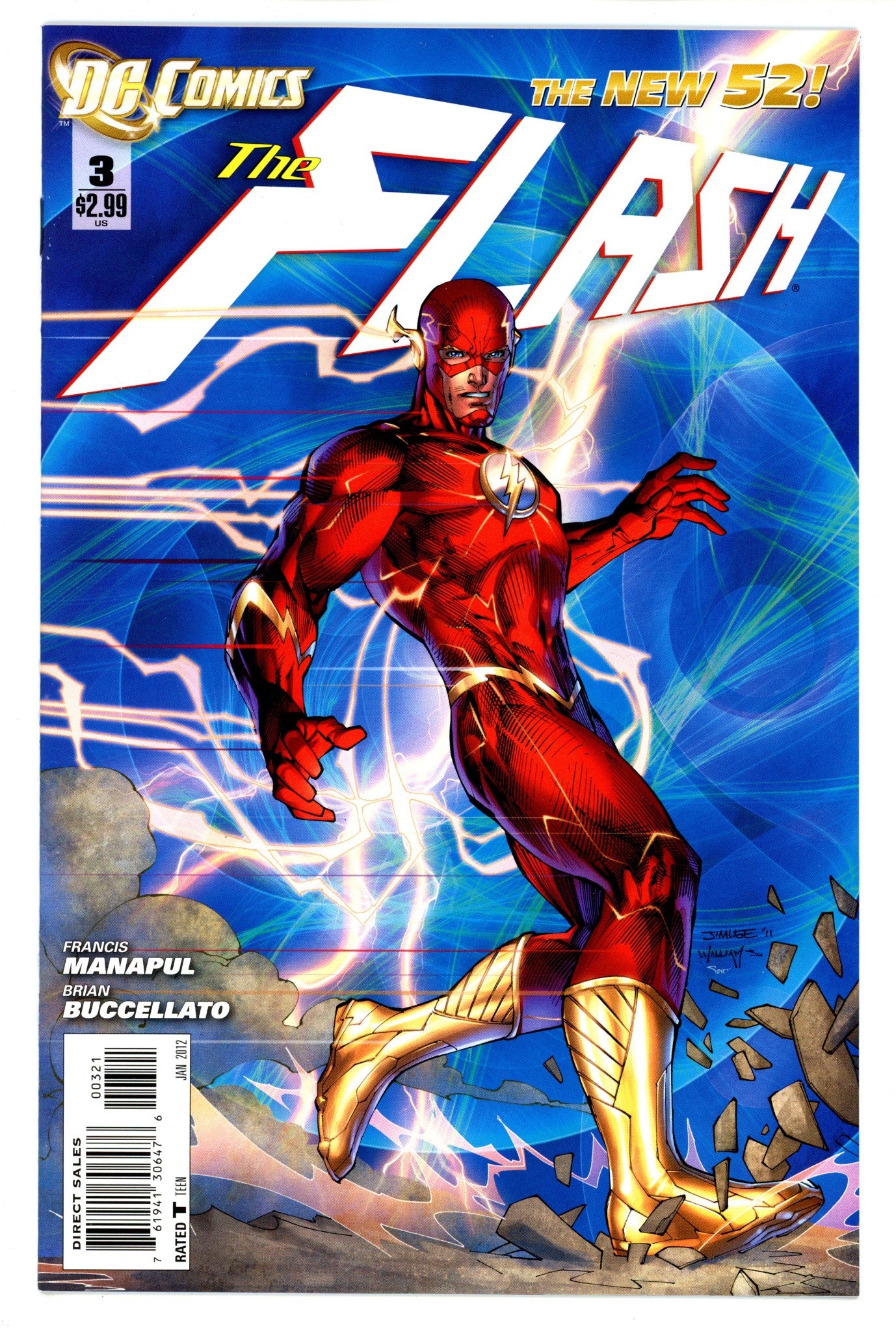 The Flash Vol 4 3 VF (8.0) (2012) Lee Variant 