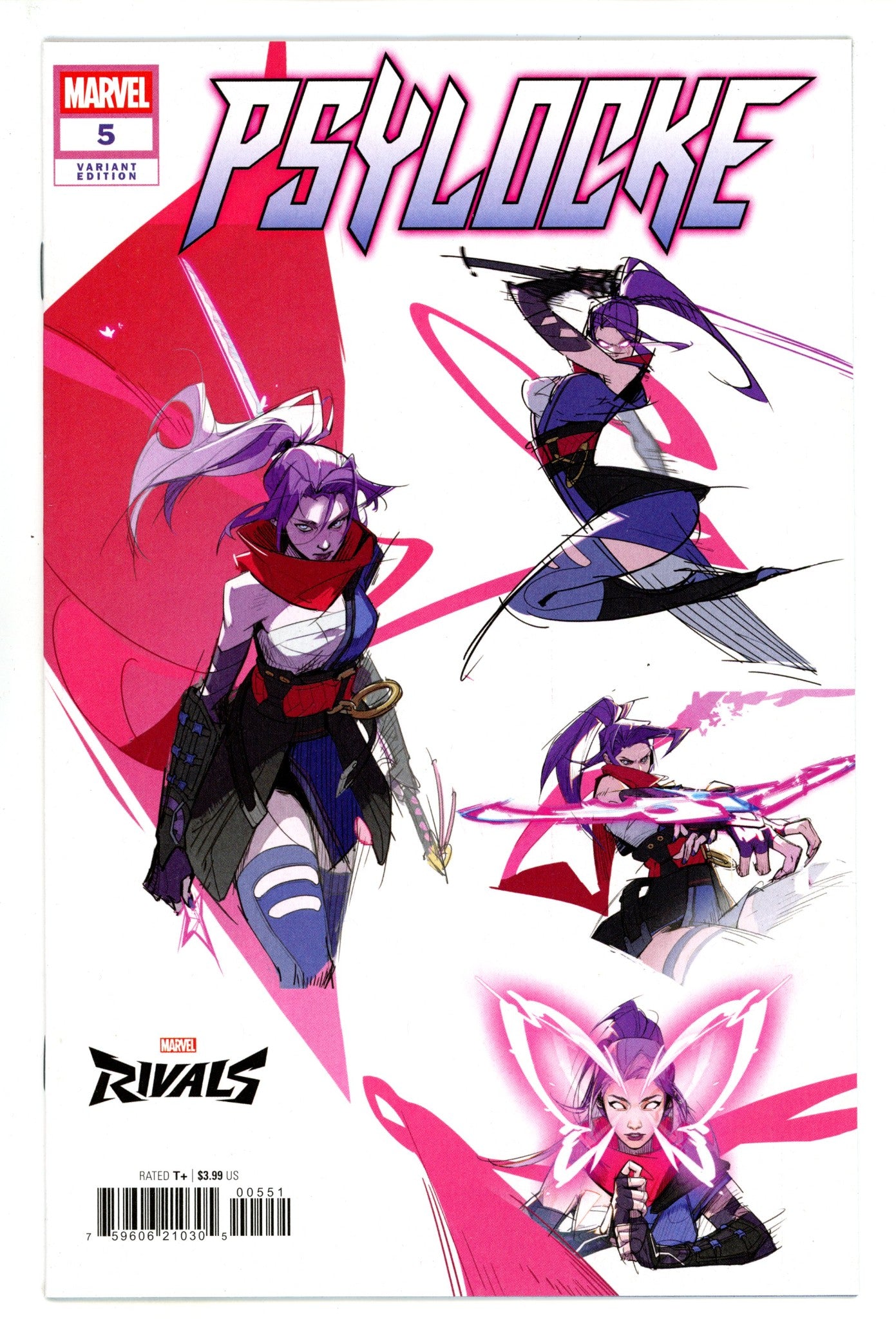 Psylocke Vol 2 5 Games Variant (2025)